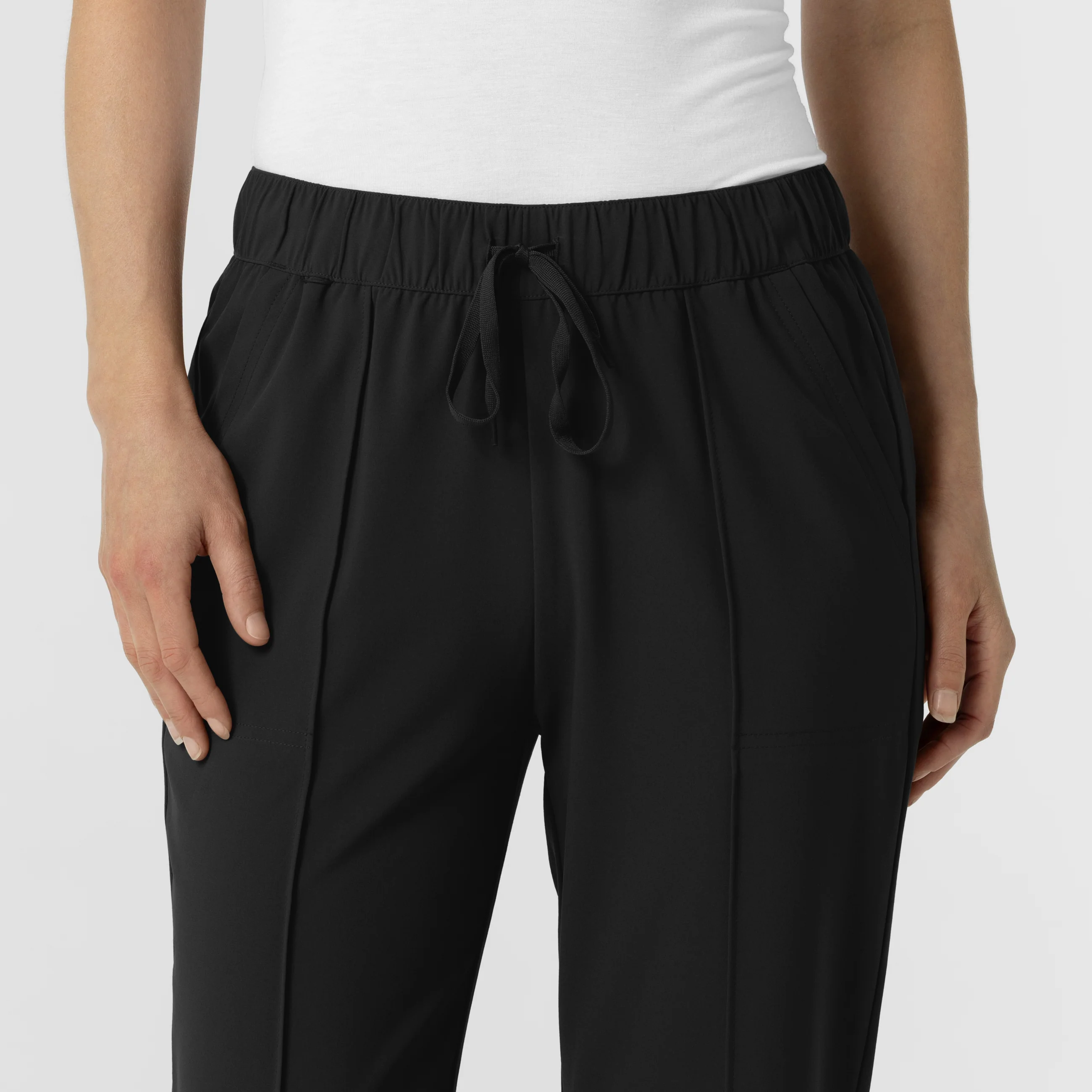 RENEW Edit Women's Tapered Ankle Scrub Trouser - Black - Image 4