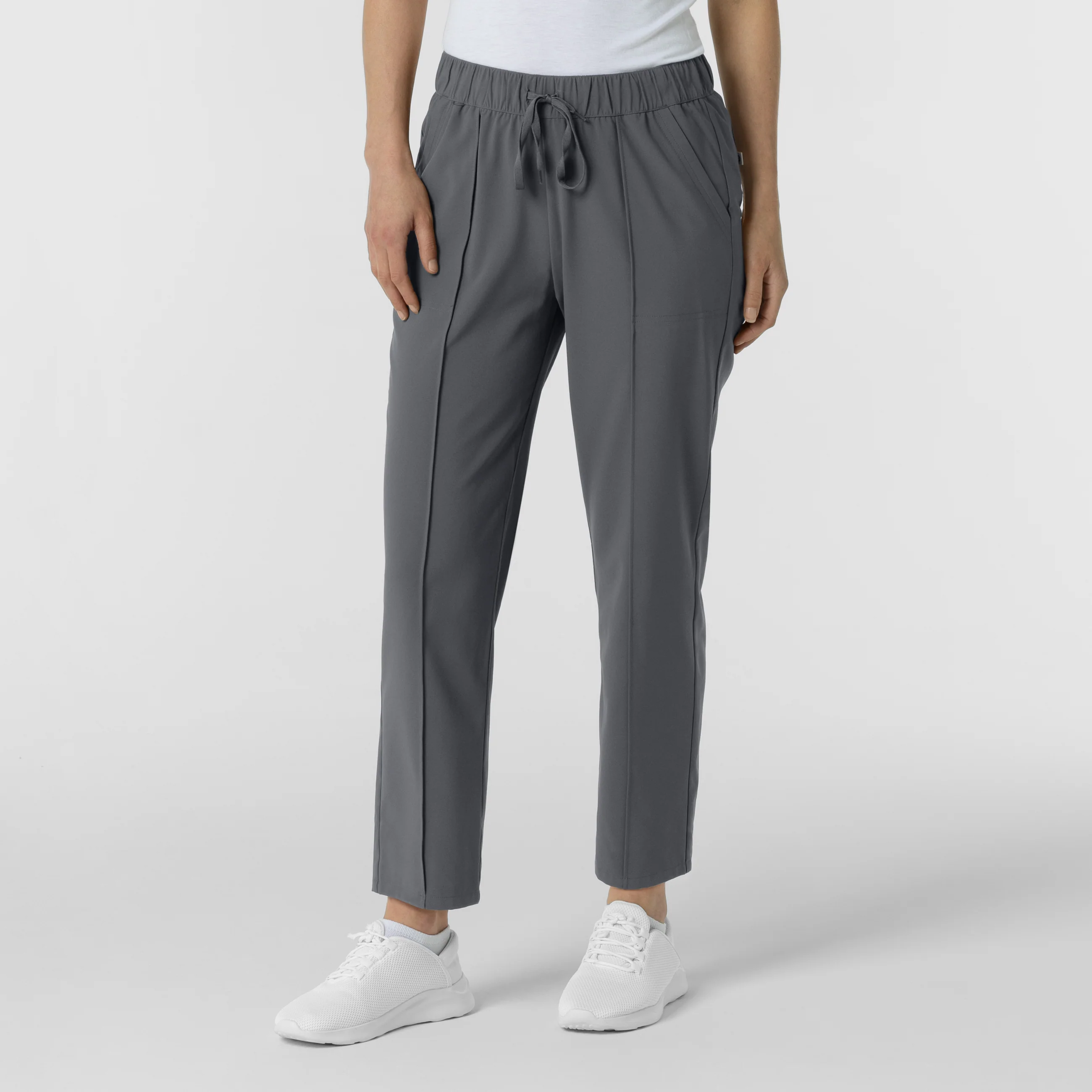 RENEW Edit Women's Tapered Ankle Scrub Trouser - Pewter - Image 3