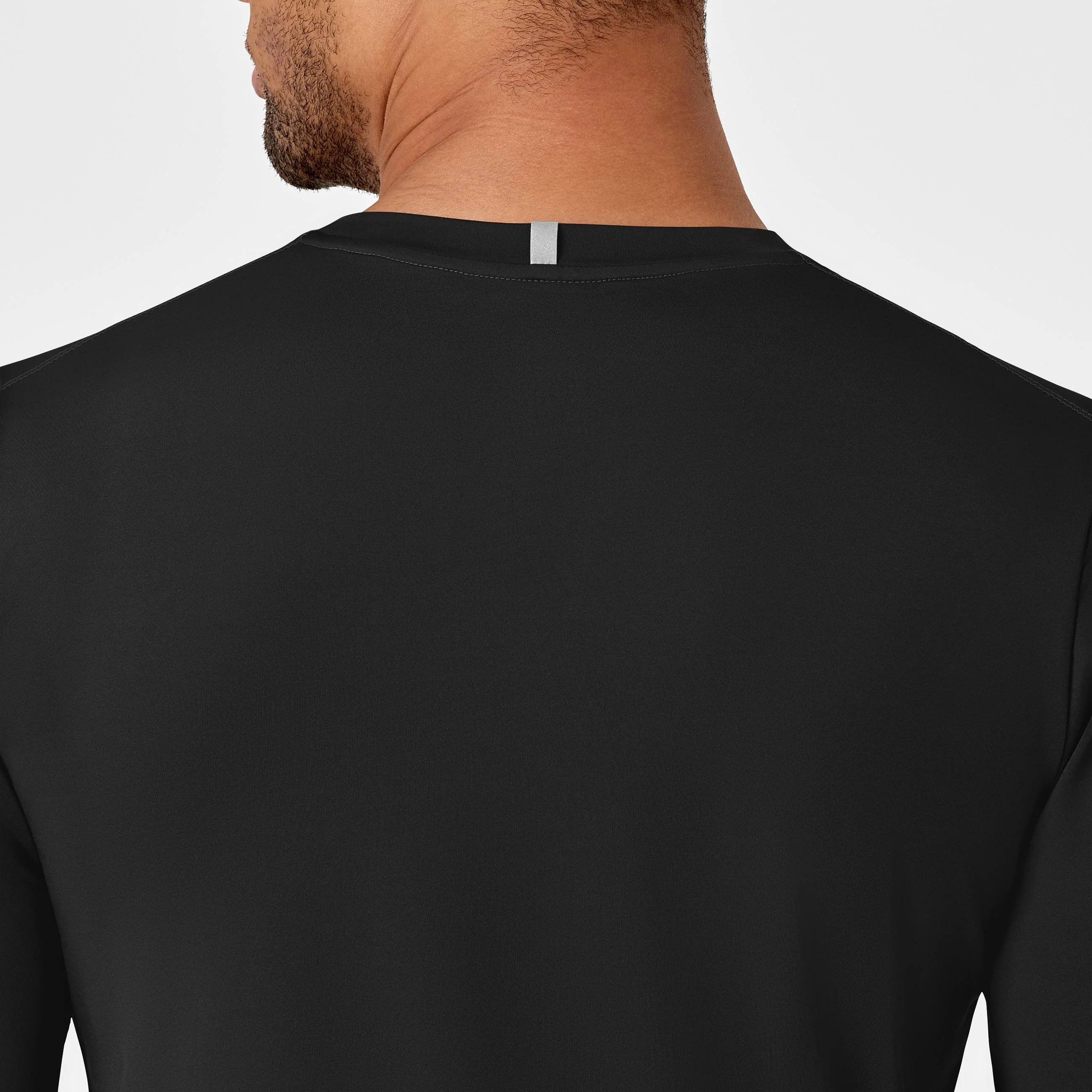 Men's Performance Long Sleeve Tee - Black - Image 7