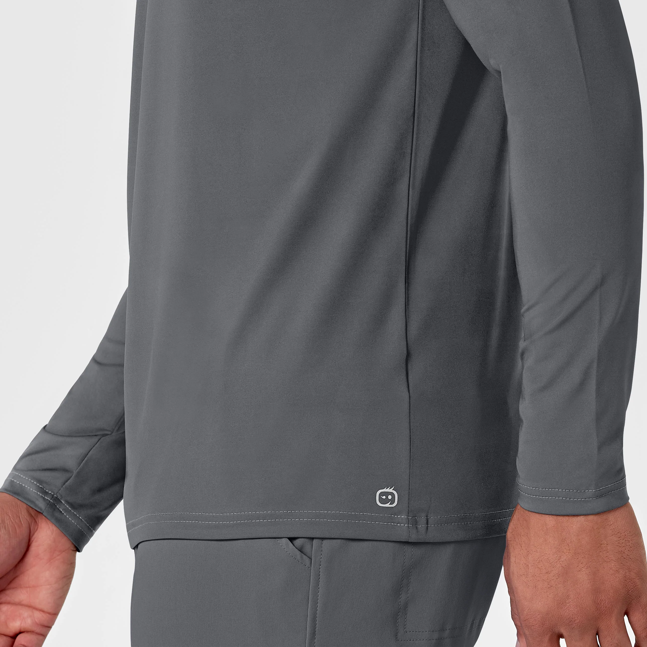 Men's Performance Long Sleeve Tee - Pewter - Image 6