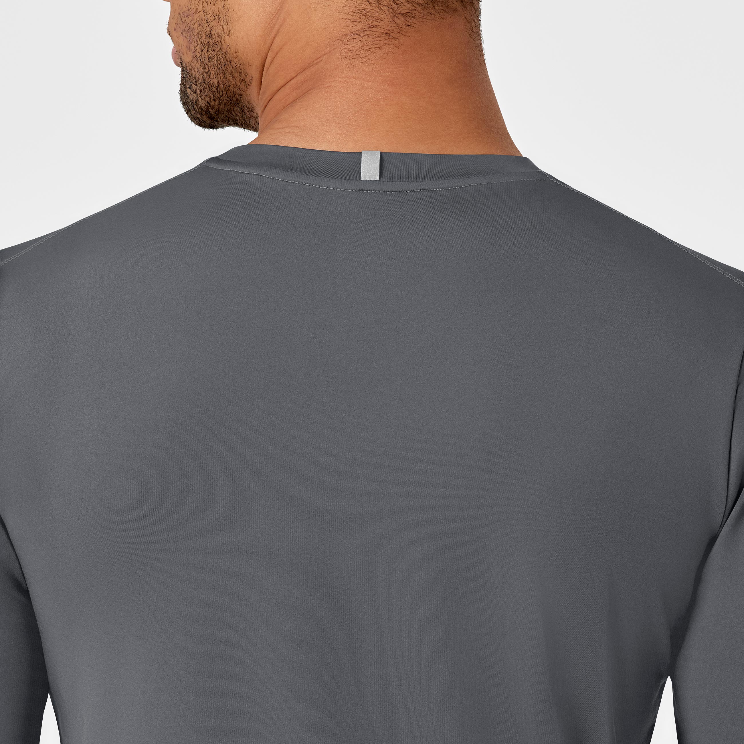 Men's Performance Long Sleeve Tee - Pewter - Image 7