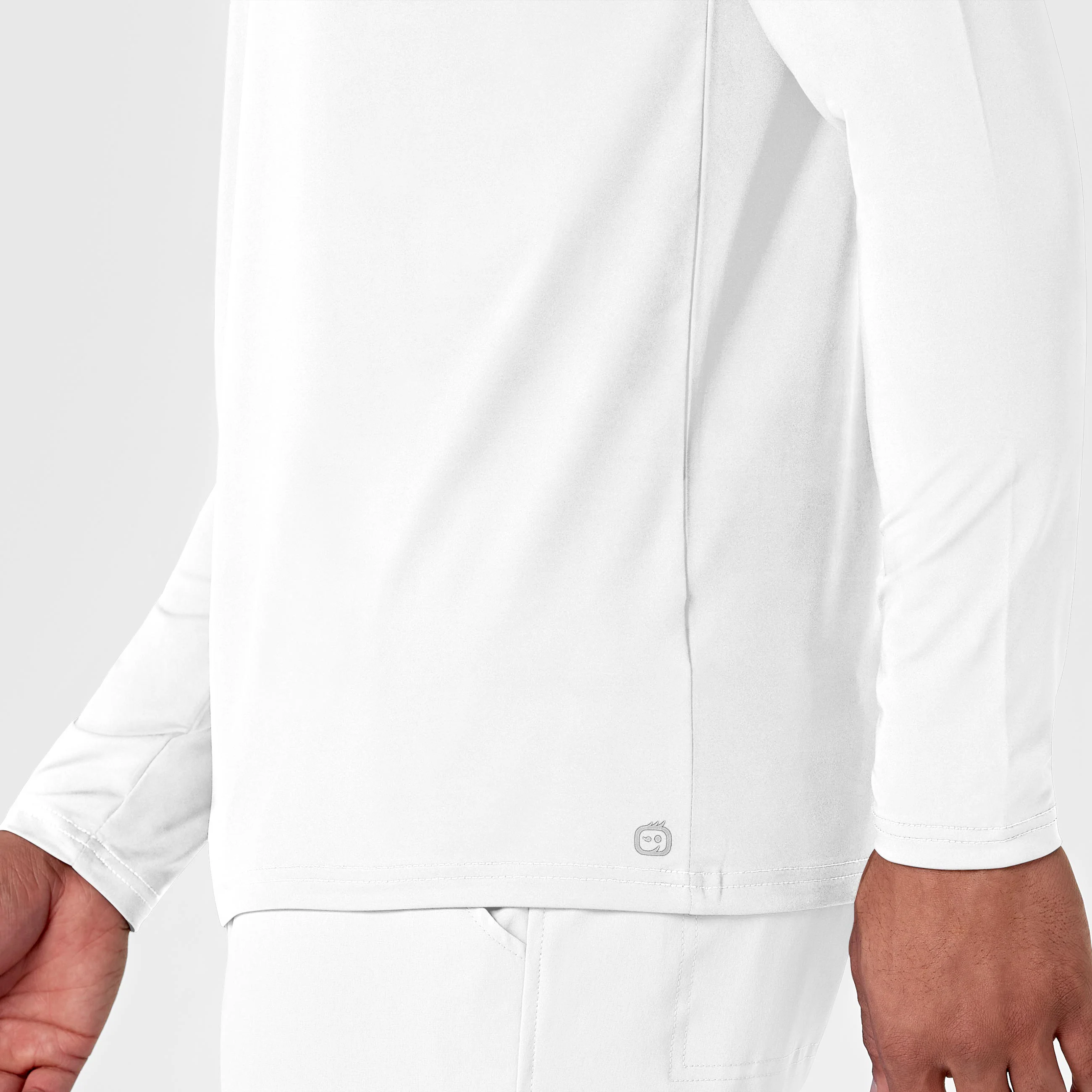 Men's Performance Long Sleeve Tee - White - Image 6