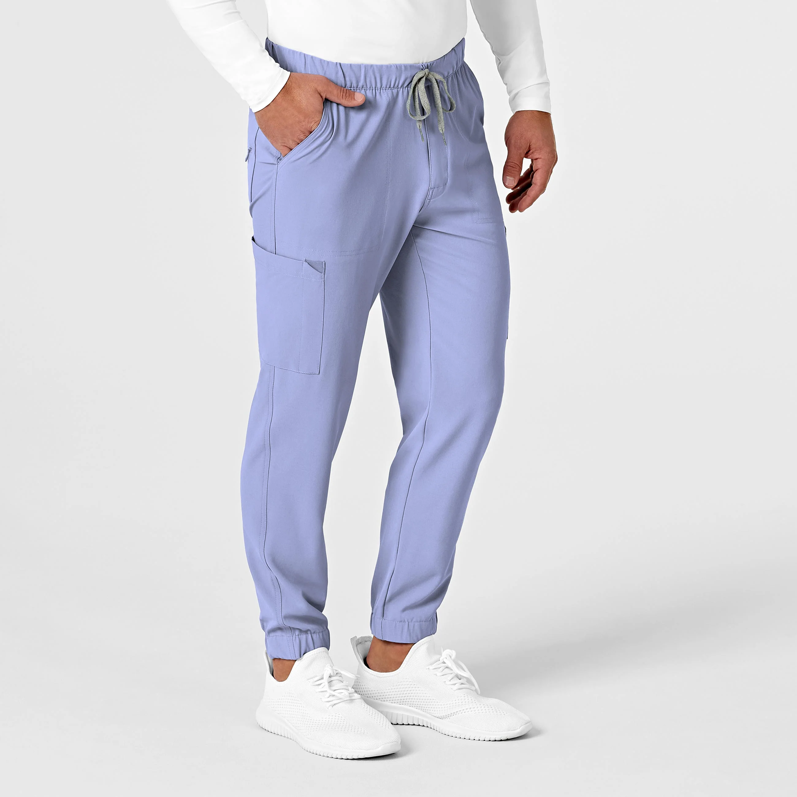 RENEW Men's Jogger Scrub Pant - Ceil Blue - Image 4