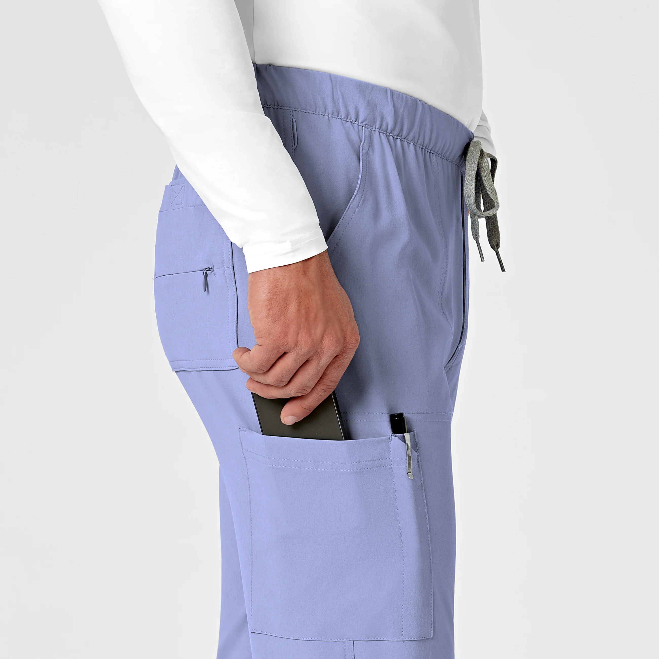 RENEW Men's Jogger Scrub Pant - Ceil Blue - Image 6