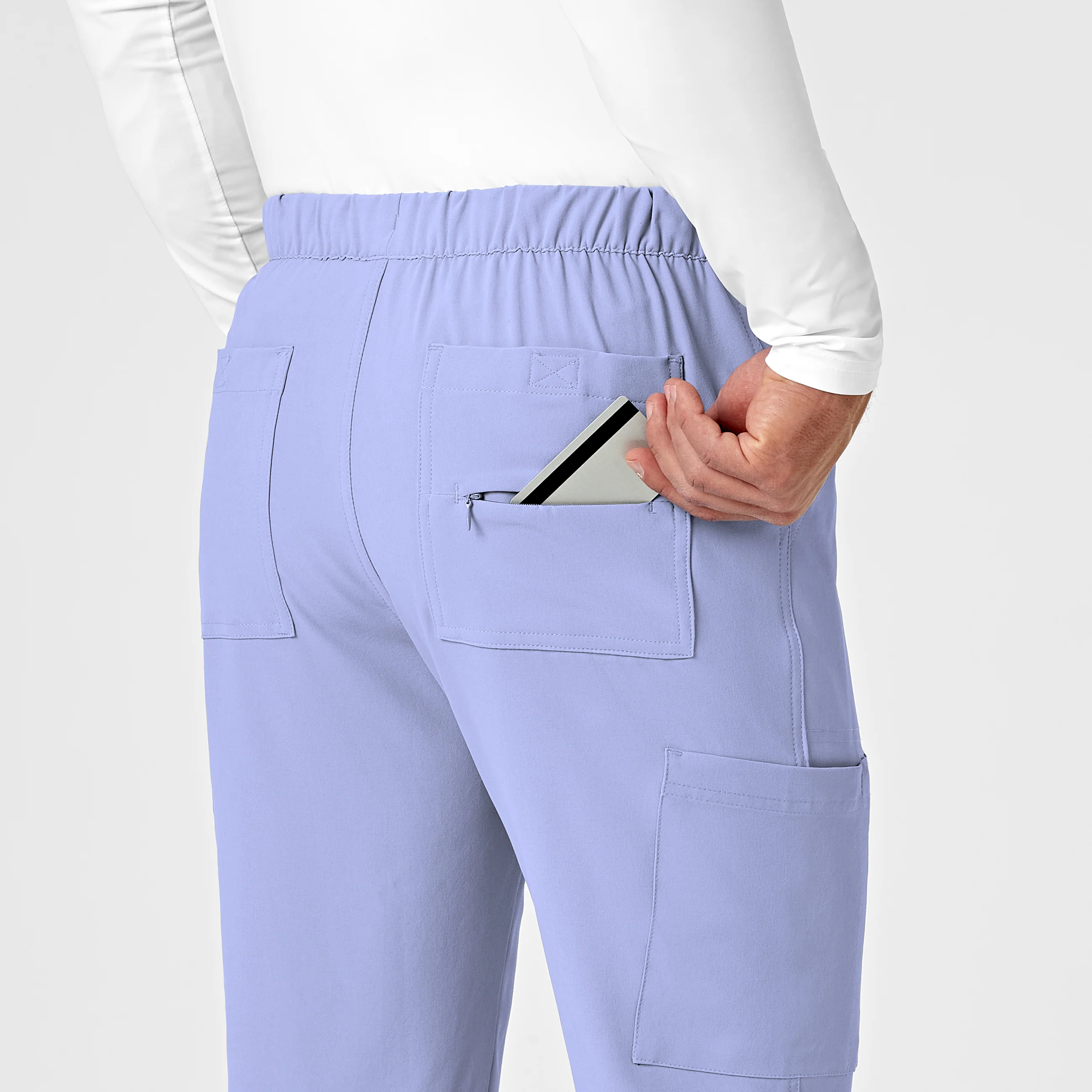 RENEW Men's Jogger Scrub Pant - Ceil Blue - Image 8