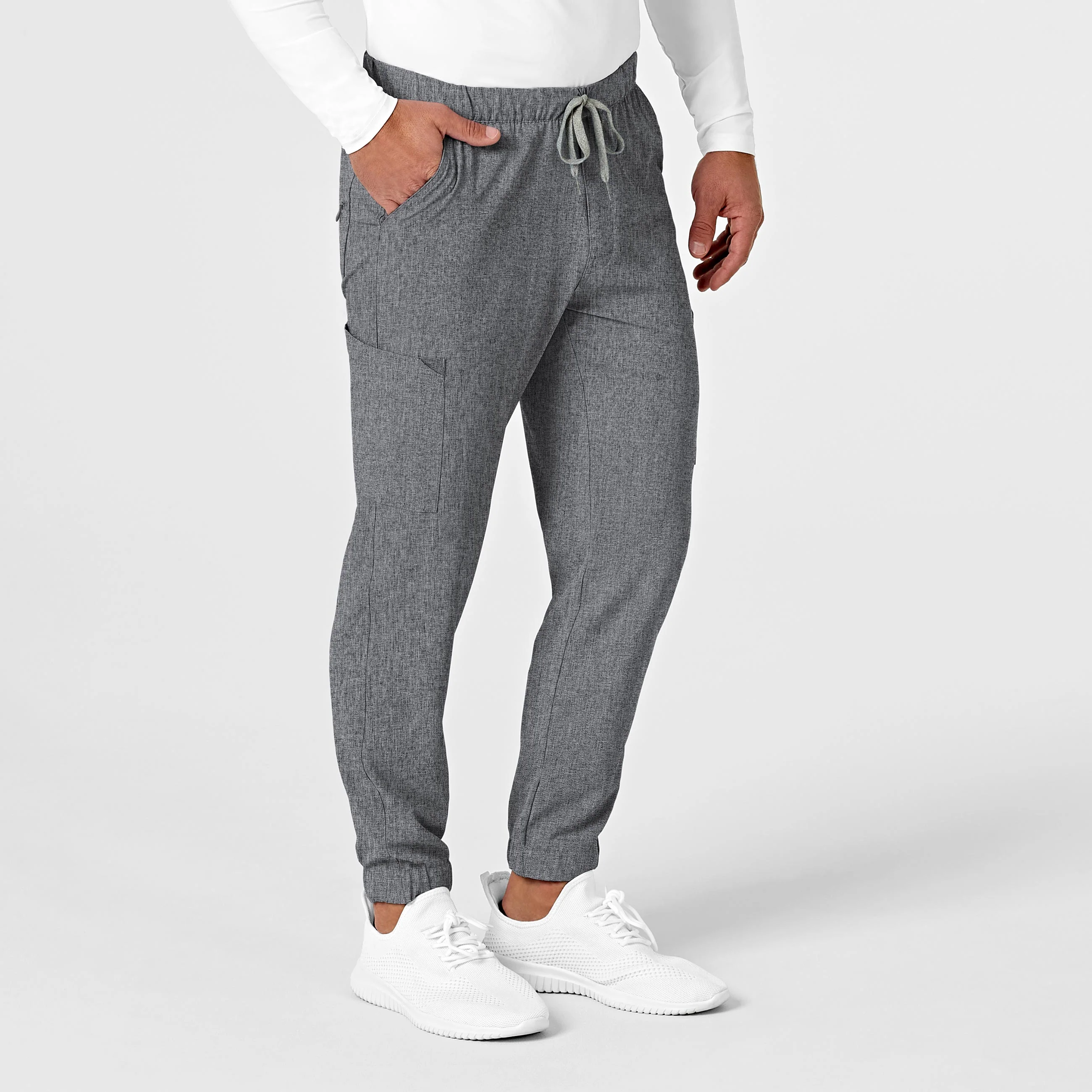 RENEW Men's Jogger Scrub Pant - Grey Heather - Image 4