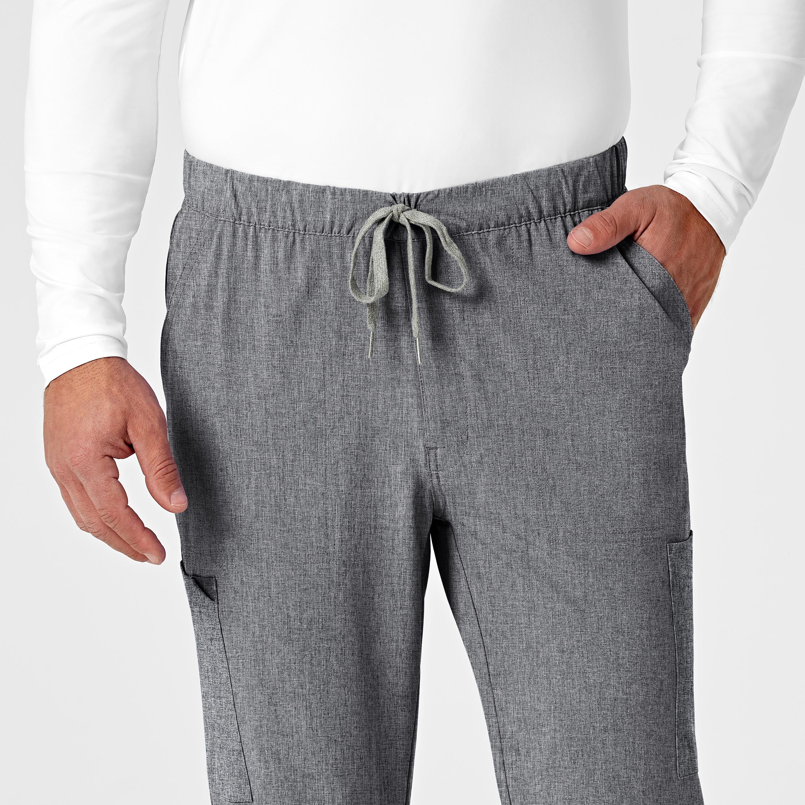 RENEW Men's Jogger Scrub Pant - Grey Heather - Image 5