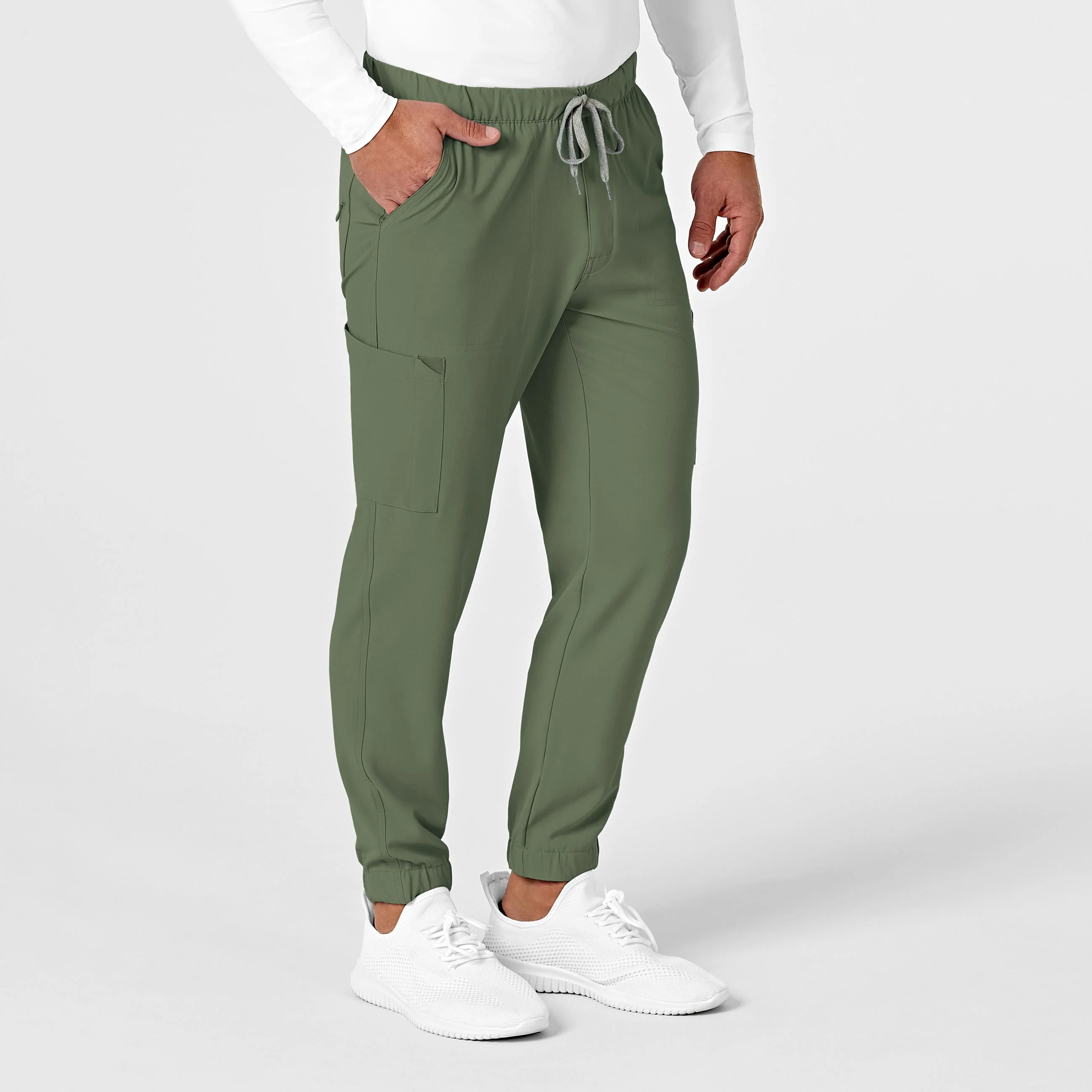 RENEW Men's Jogger Scrub Pant - Olive - Image 4
