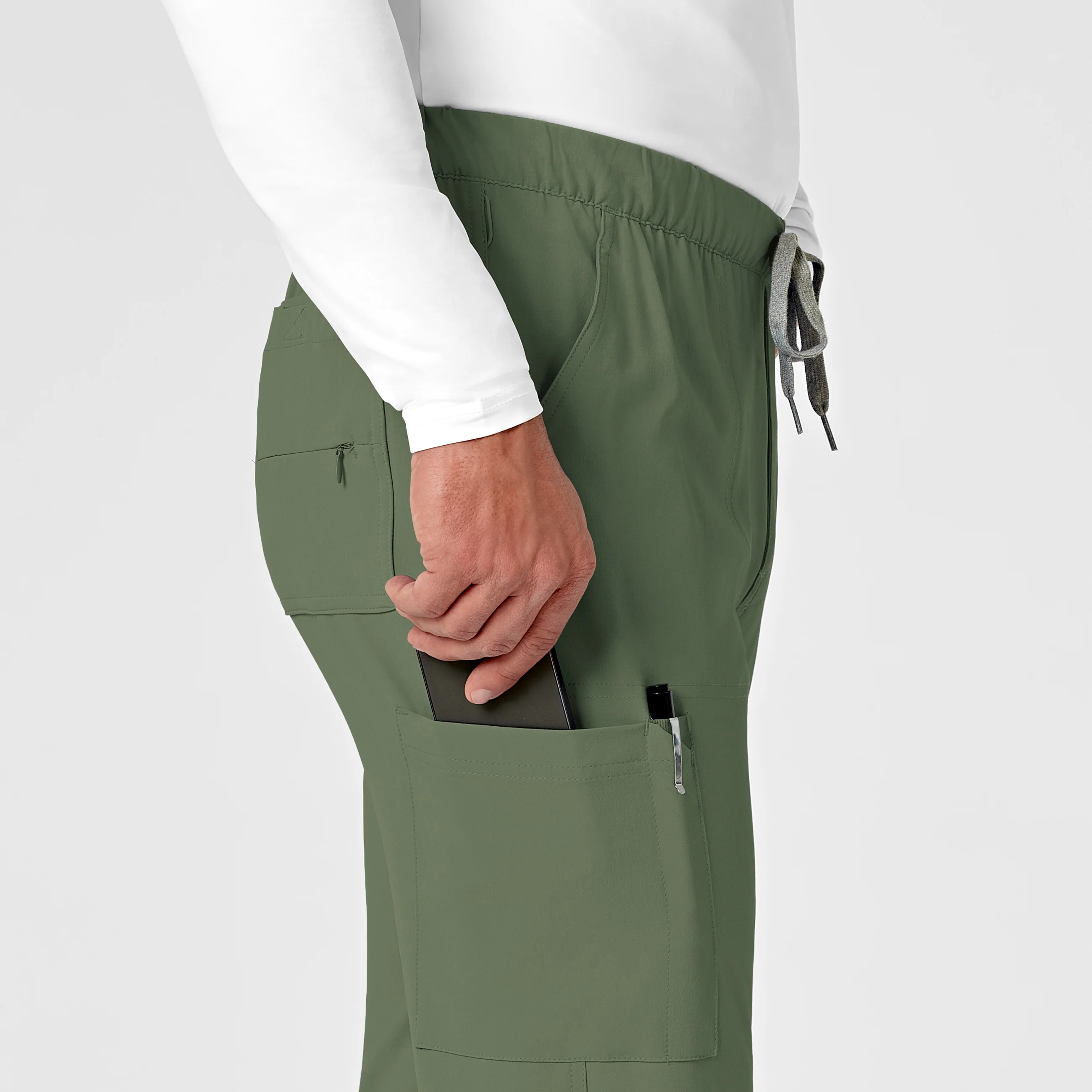 RENEW Men's Jogger Scrub Pant - Olive - Image 6