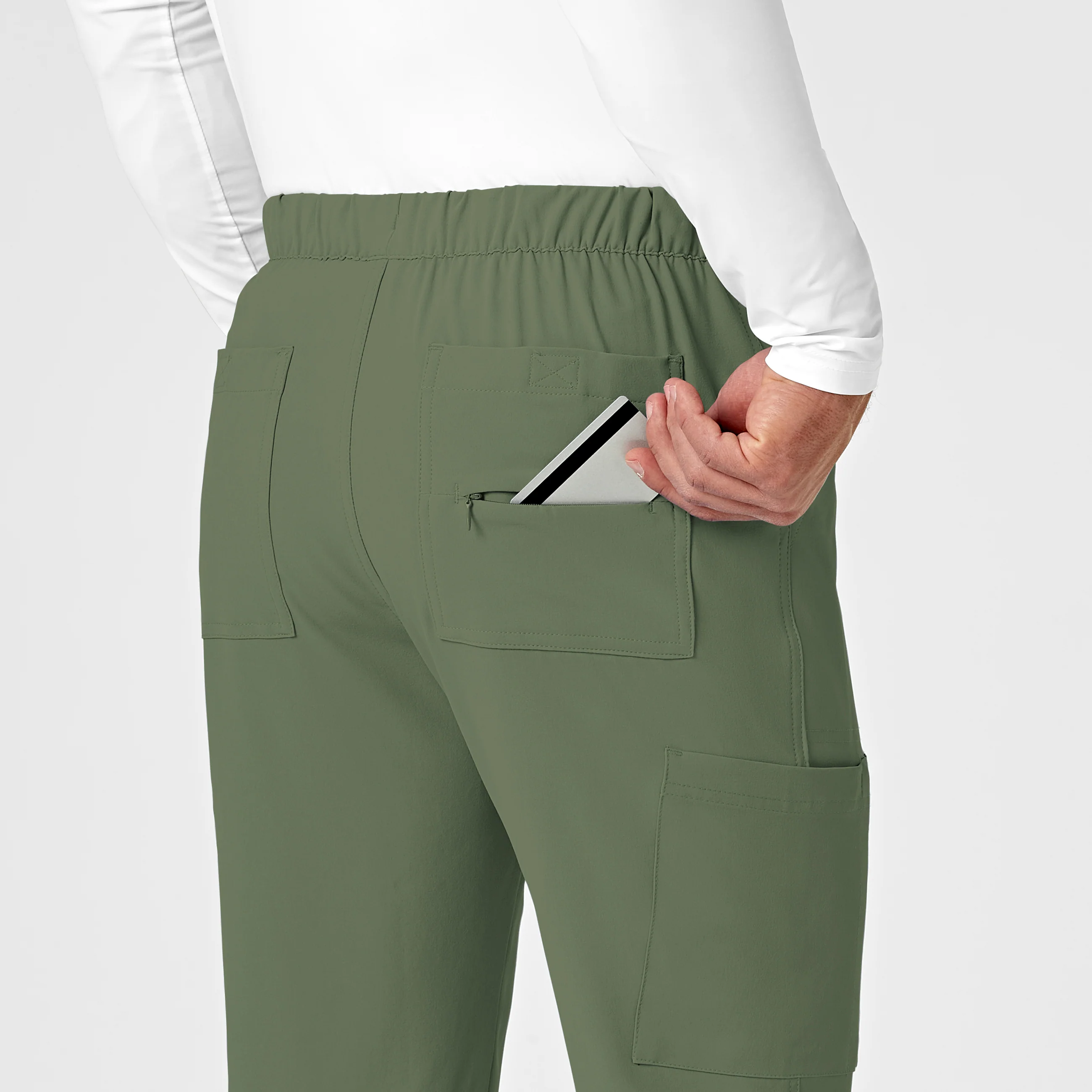 RENEW Men's Jogger Scrub Pant - Olive - Image 8