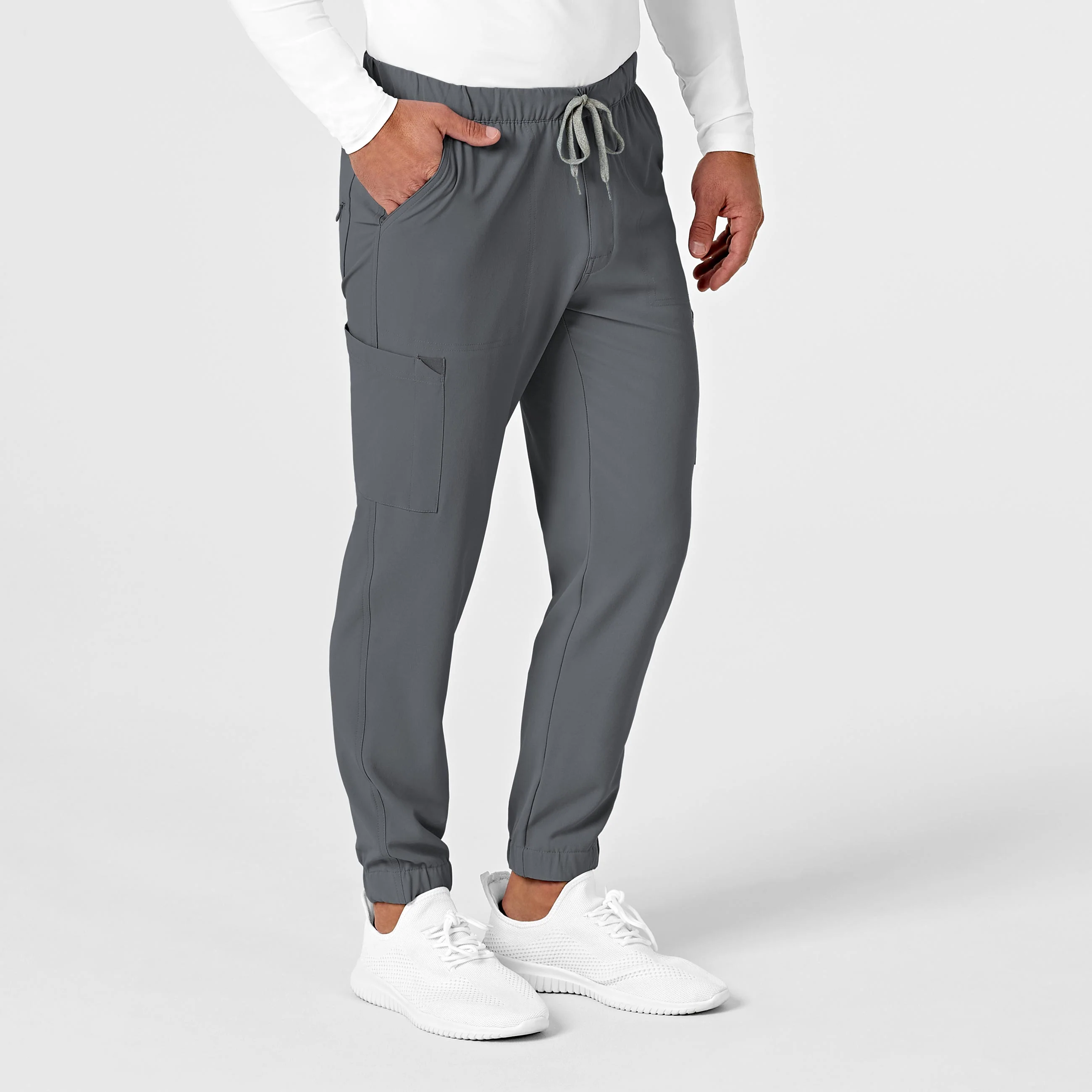 RENEW Men's Jogger Scrub Pant - Pewter - Image 4