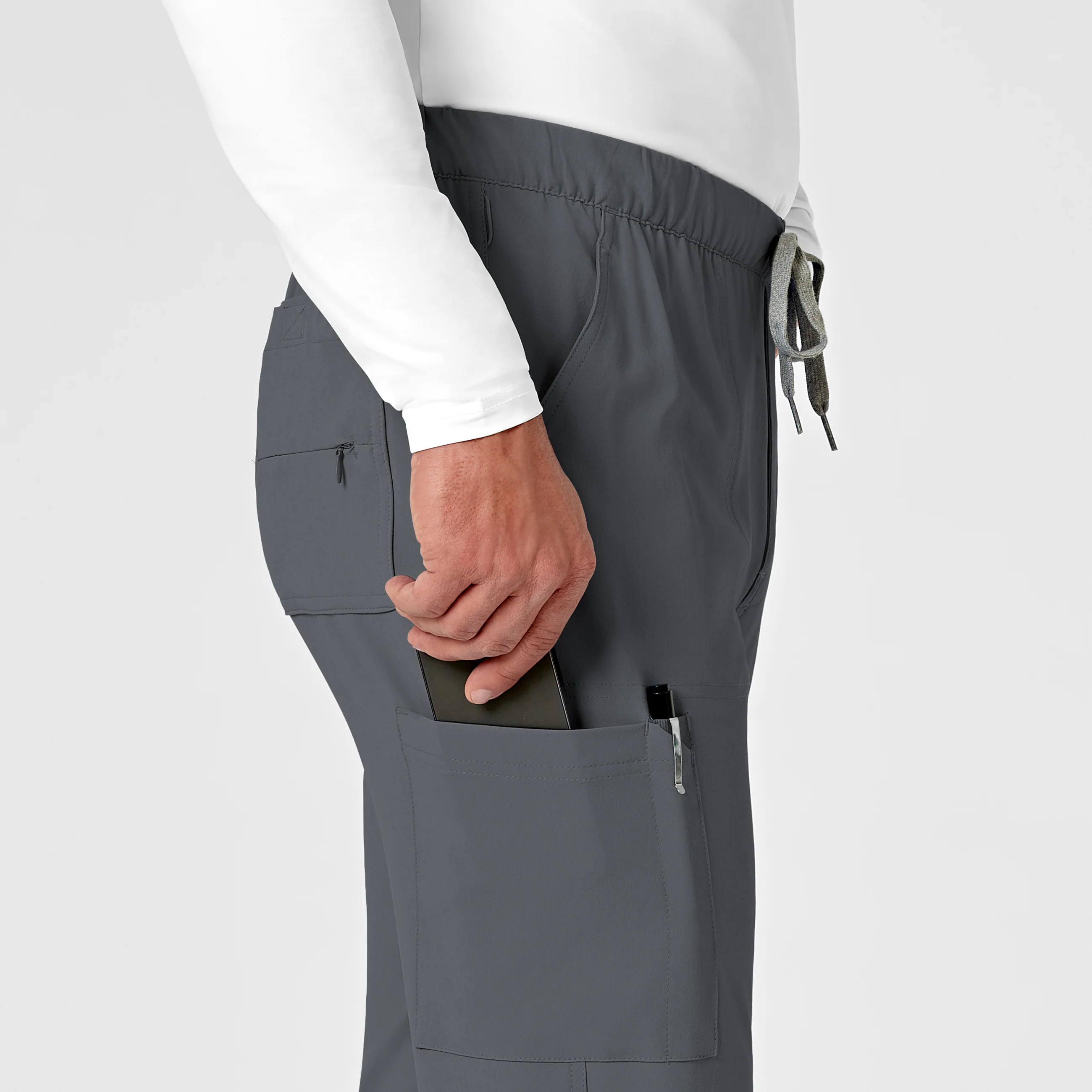 RENEW Men's Jogger Scrub Pant - Pewter - Image 6