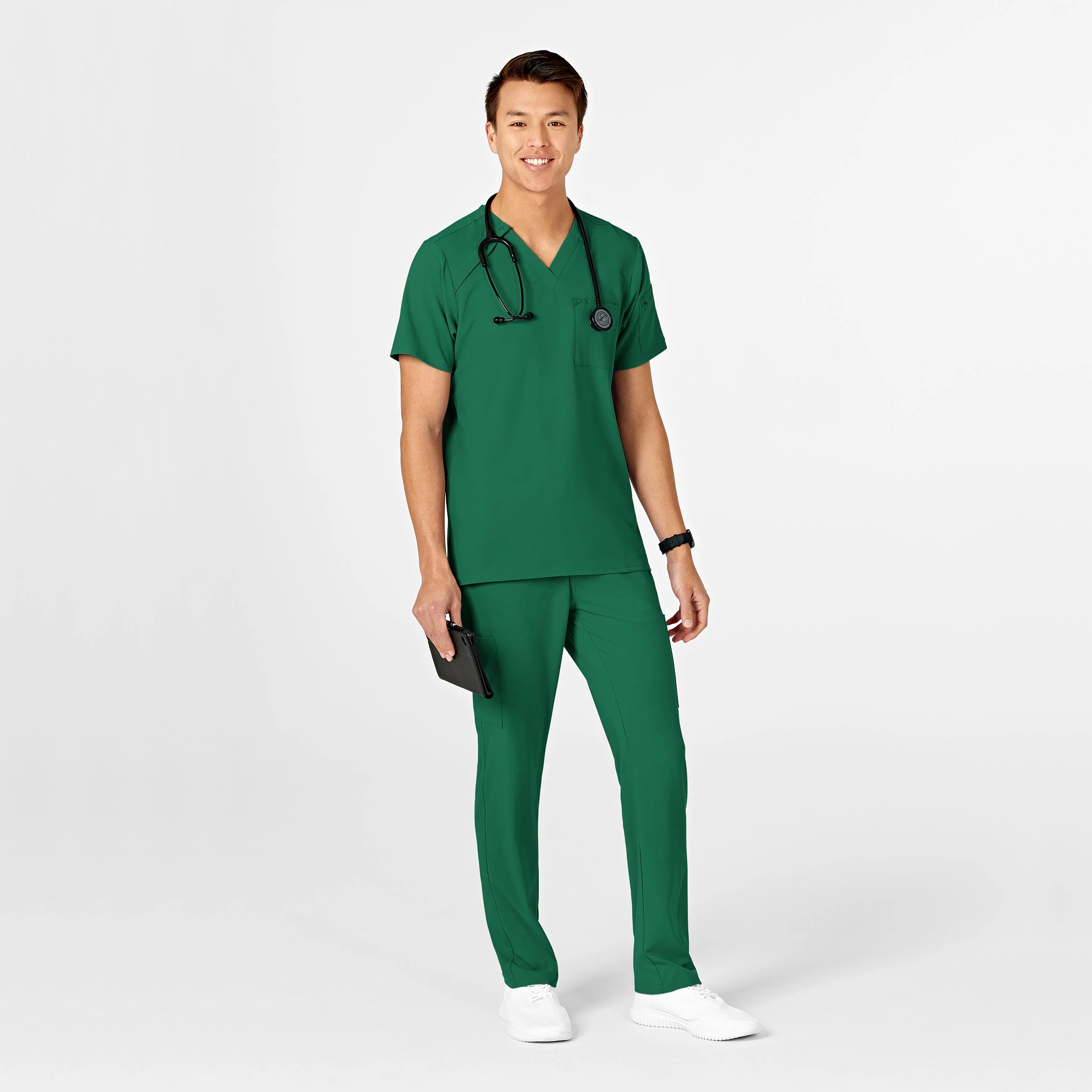 RENEW Mens Straight Slim Scrub Pant - Hunter - Image 3