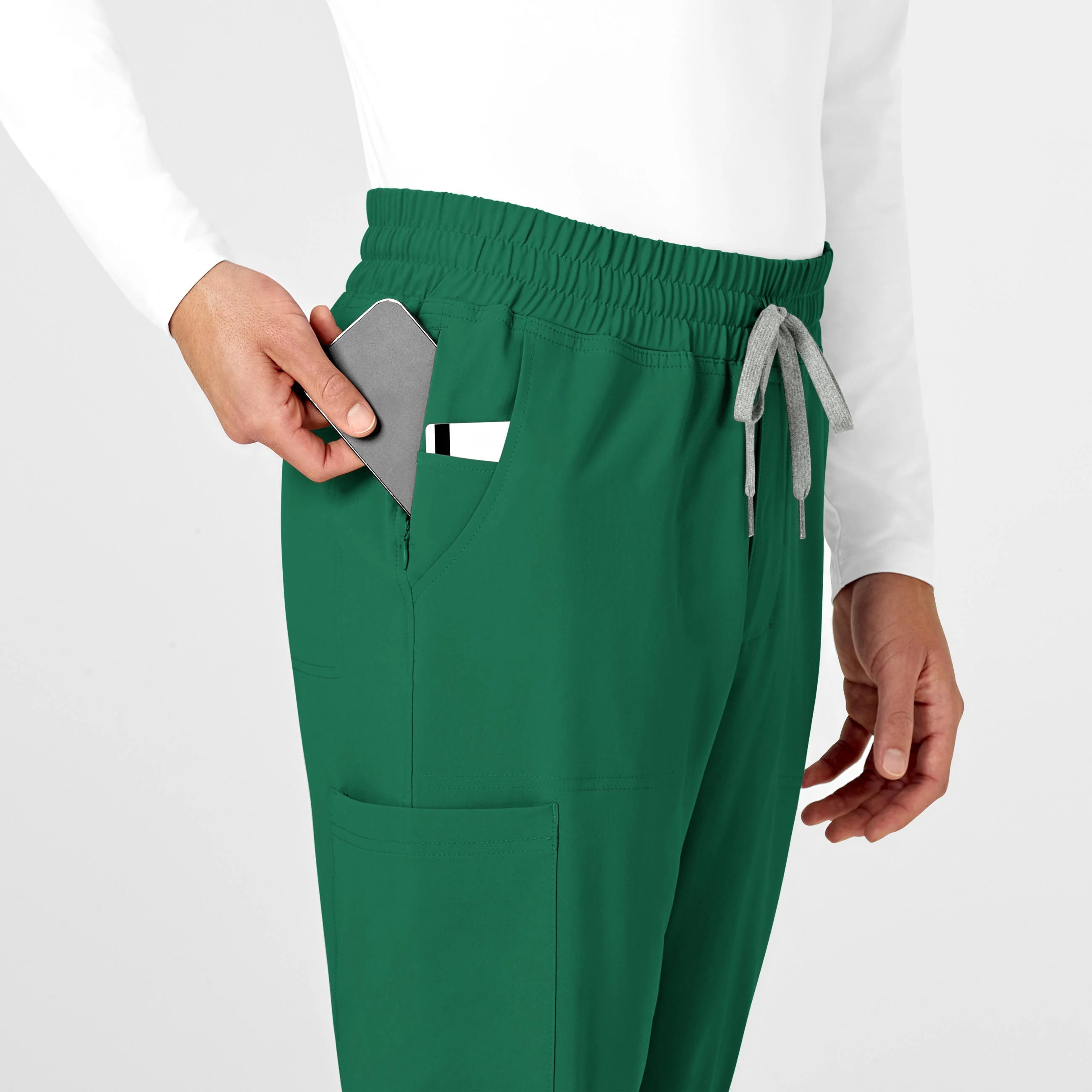 RENEW Mens Straight Slim Scrub Pant - Hunter - Image 7