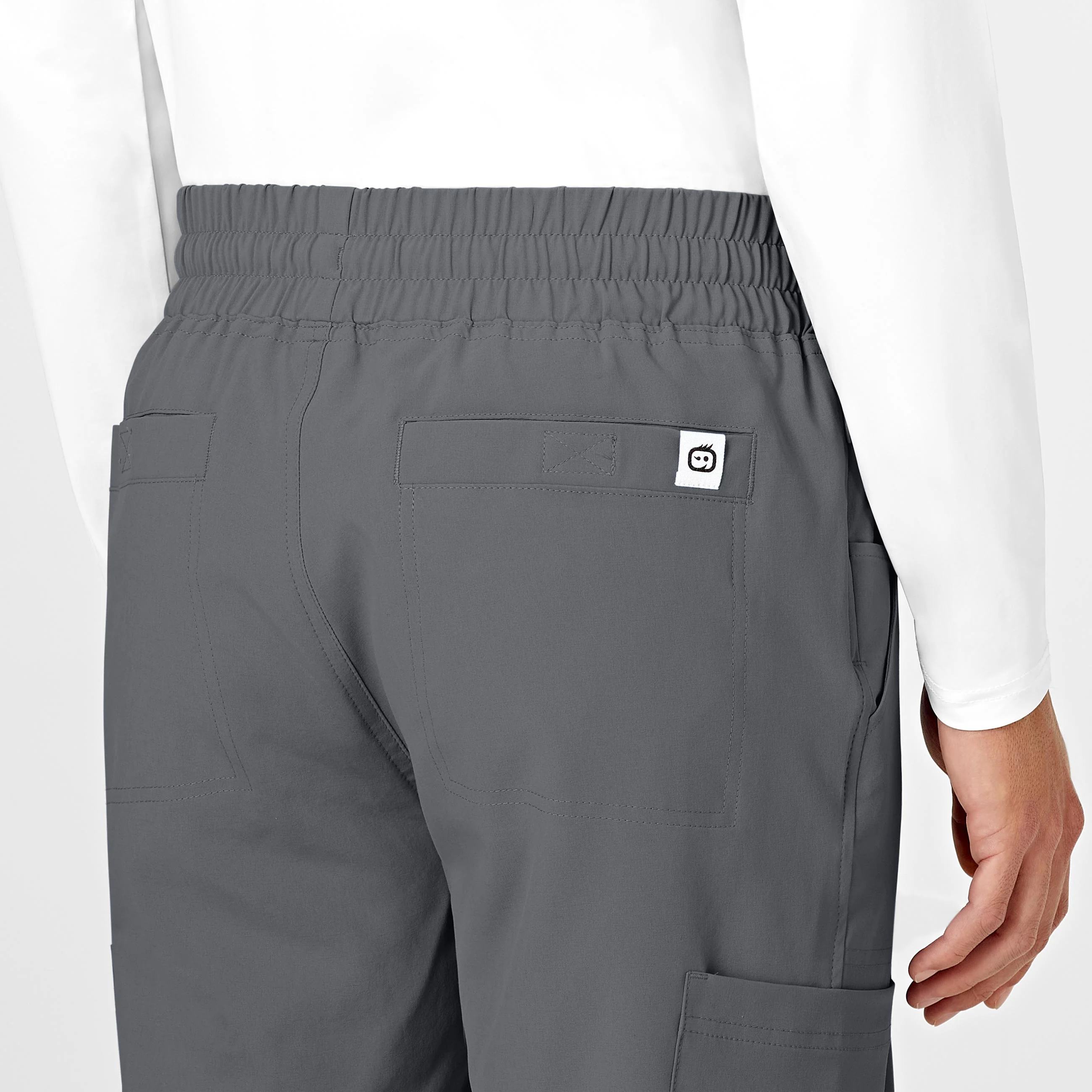 RENEW Mens Straight Slim Scrub Pant - Pewter - Image 10