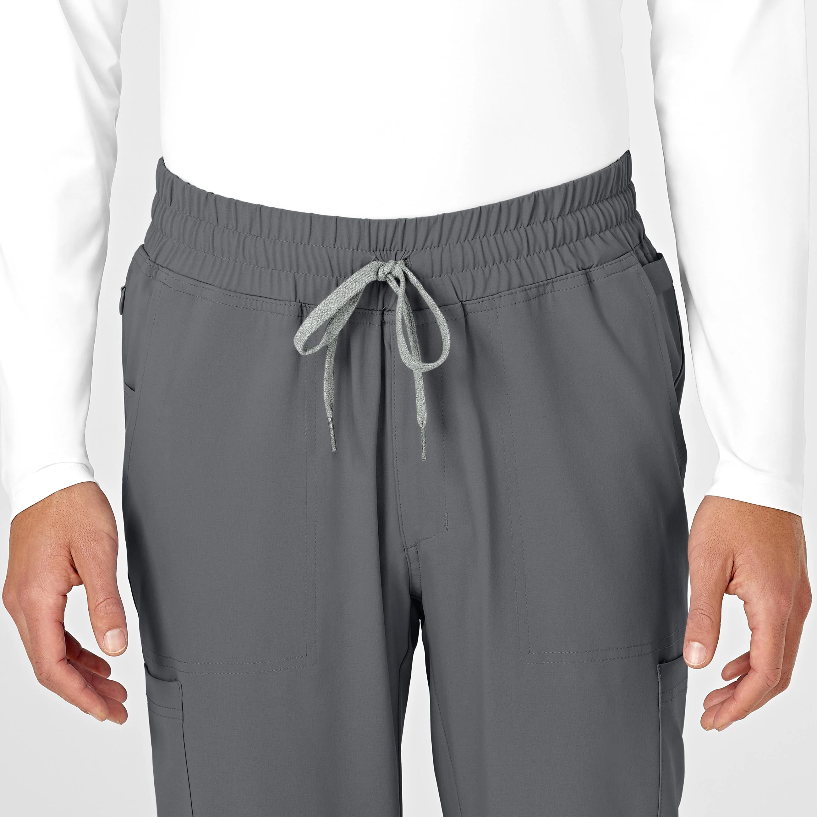 RENEW Mens Straight Slim Scrub Pant - Pewter - Image 5