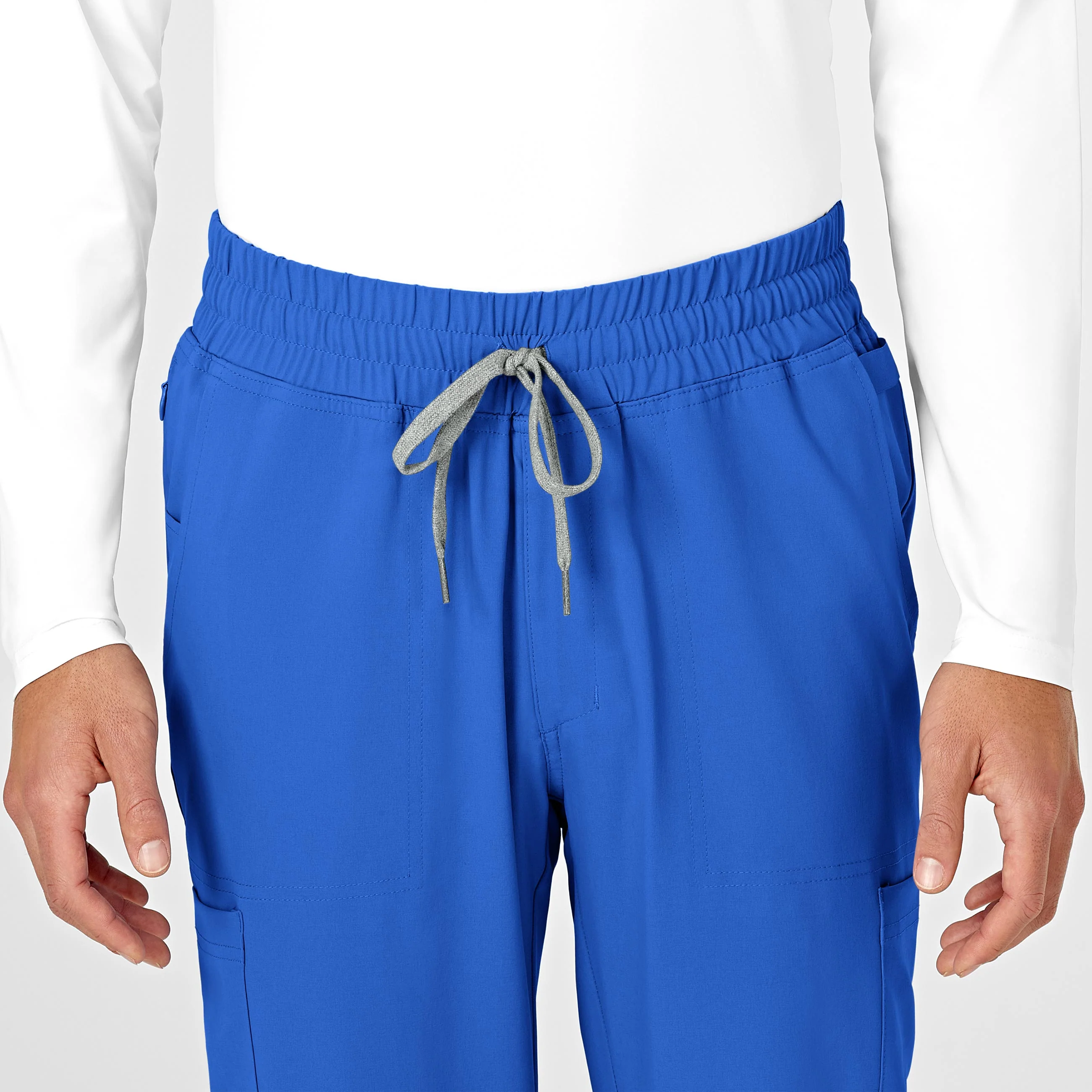 RENEW Mens Straight Slim Scrub Pant - Royal - Image 5