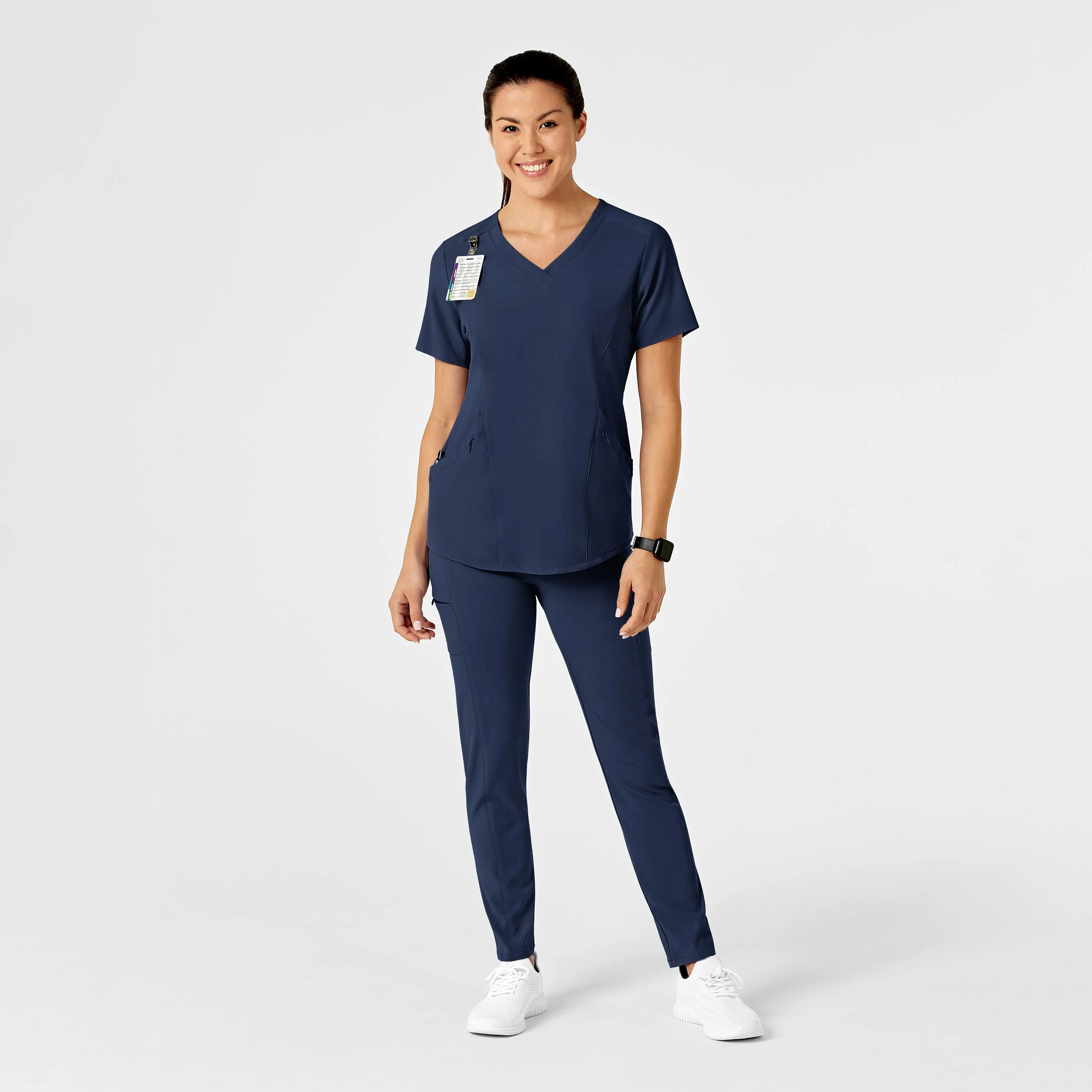 RENEW Women's High Waist Power Pant - Navy - Image 3