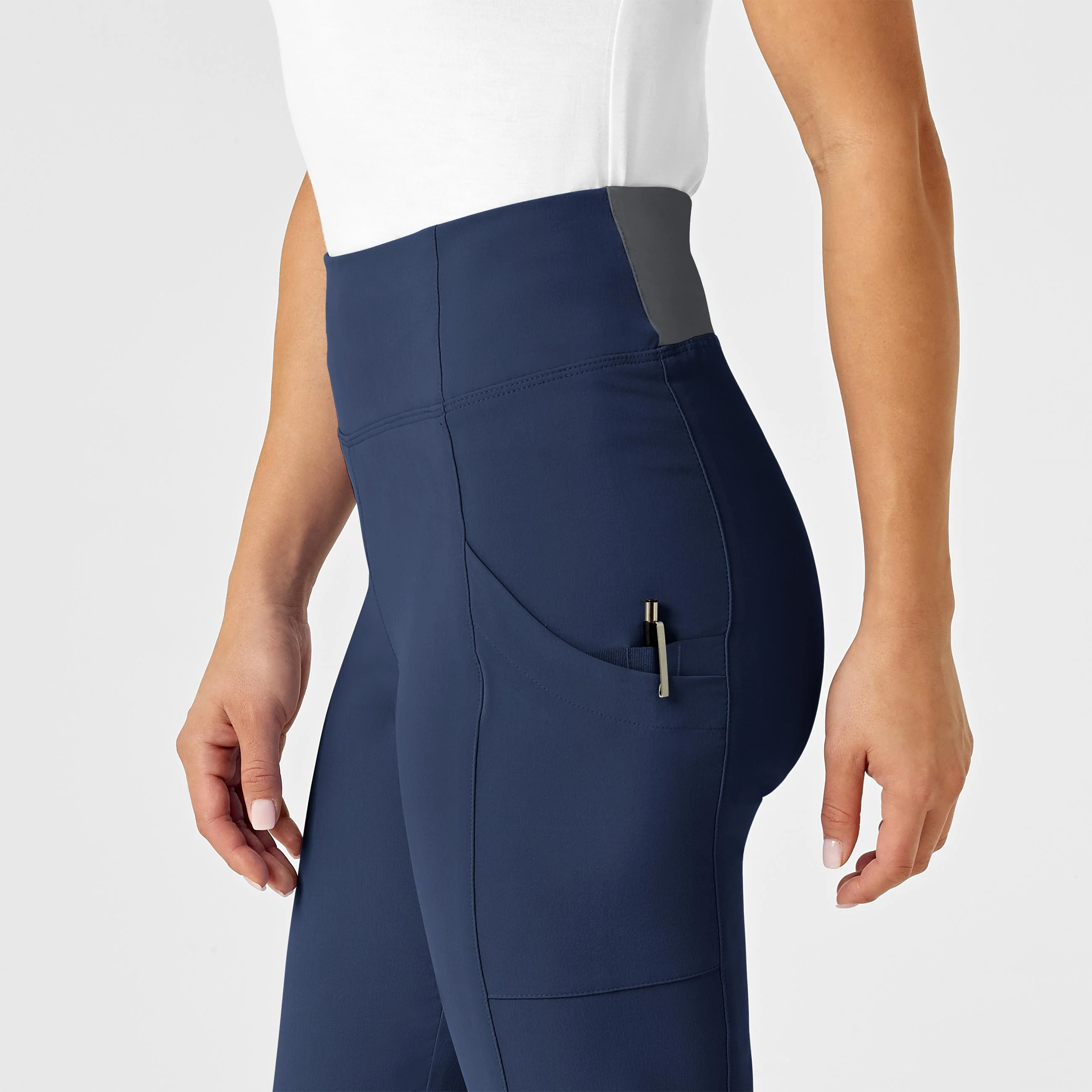 RENEW Women's High Waist Power Pant - Navy - Image 6