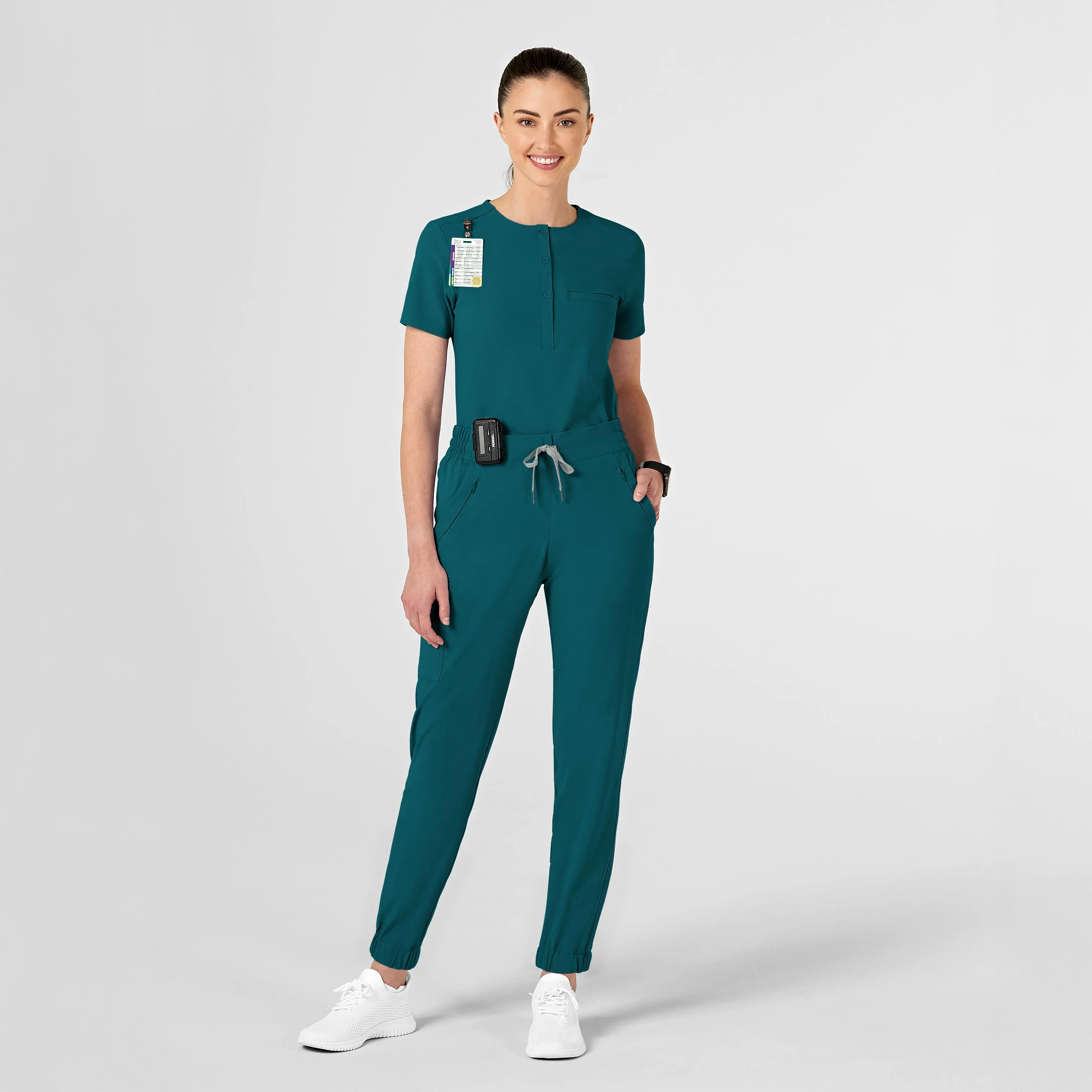 RENEW Women's Jogger Scrub Pant - Caribbean - Image 3