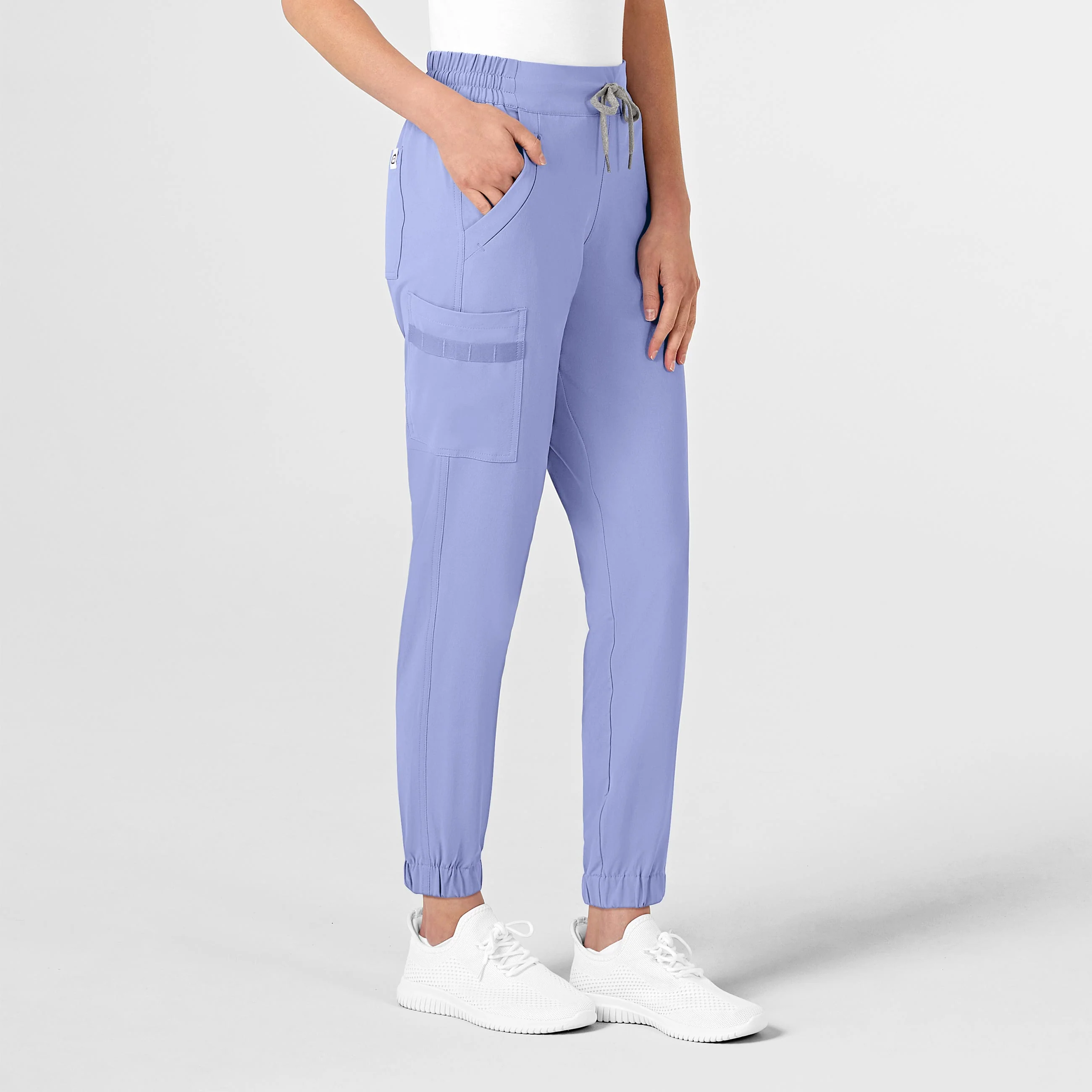 RENEW Women's Jogger Scrub Pant - Ceil Blue - Image 3