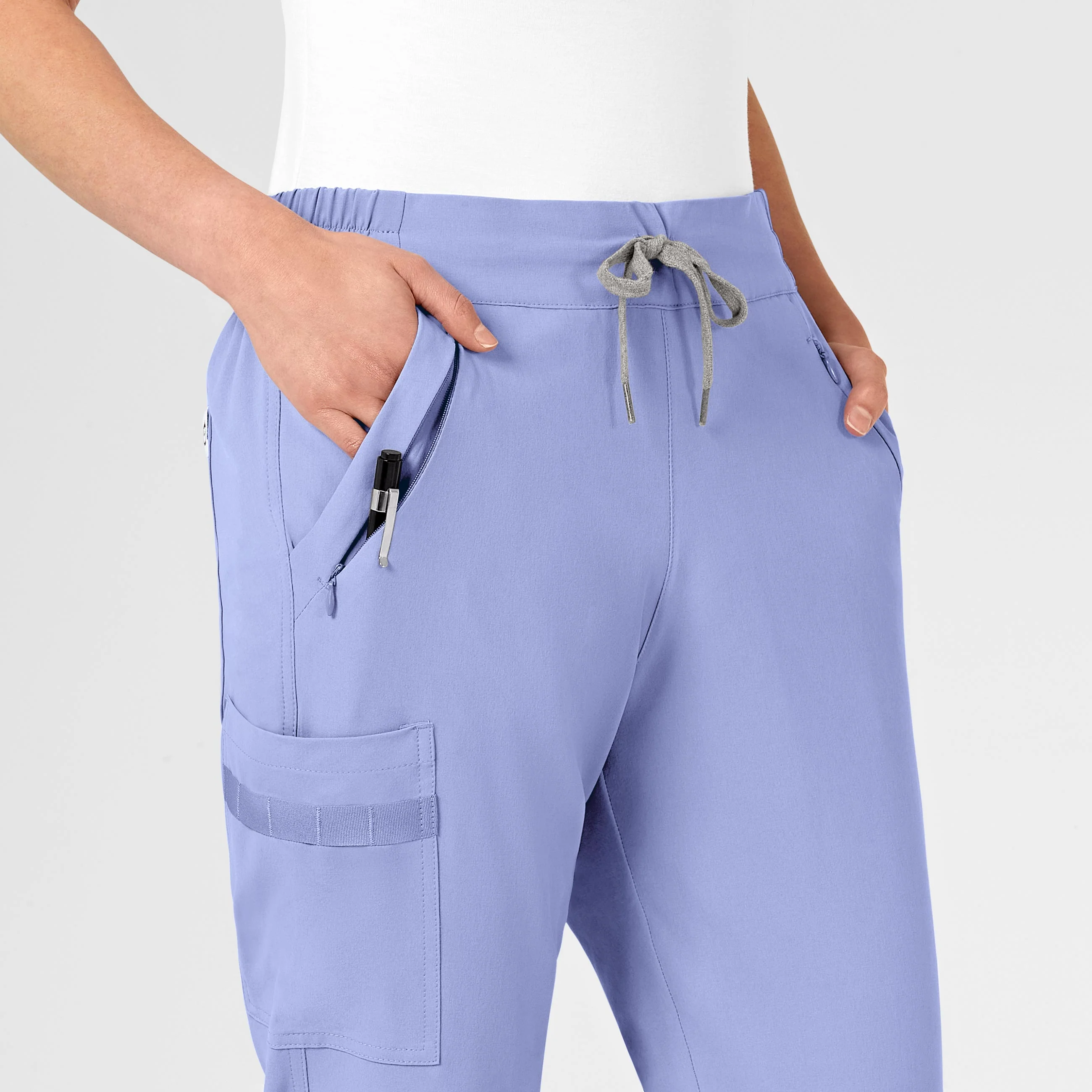 RENEW Women's Jogger Scrub Pant - Ceil Blue - Image 5
