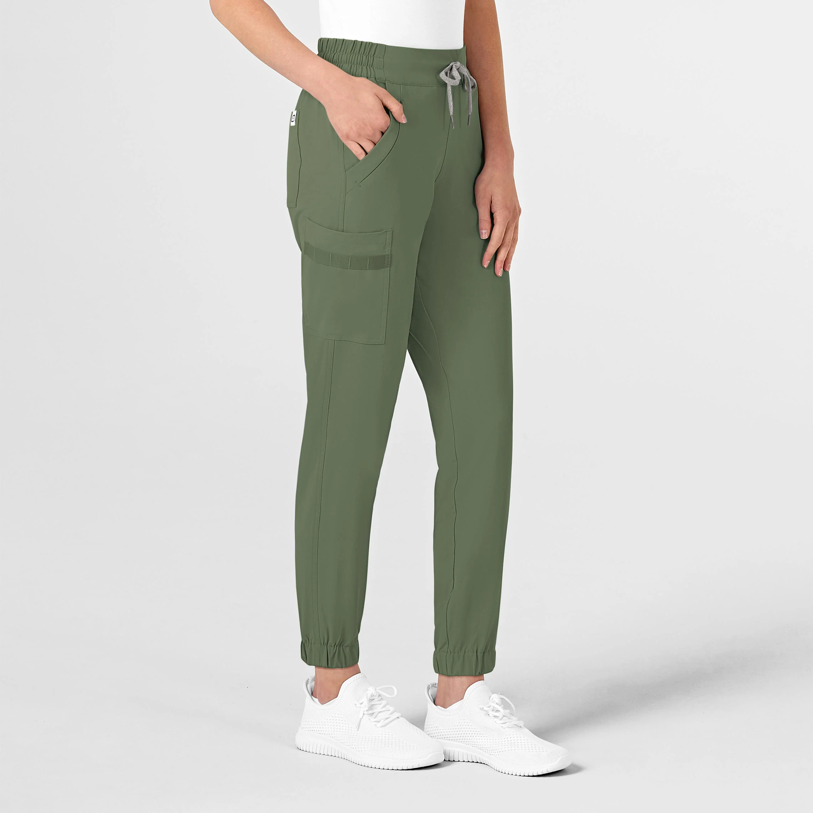RENEW Women's Jogger Scrub Pant - Olive - Image 4
