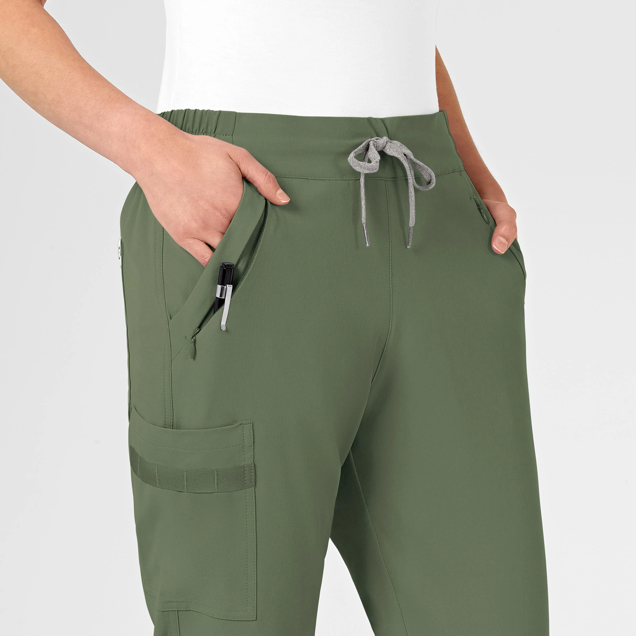 RENEW Women's Jogger Scrub Pant - Olive - Image 6