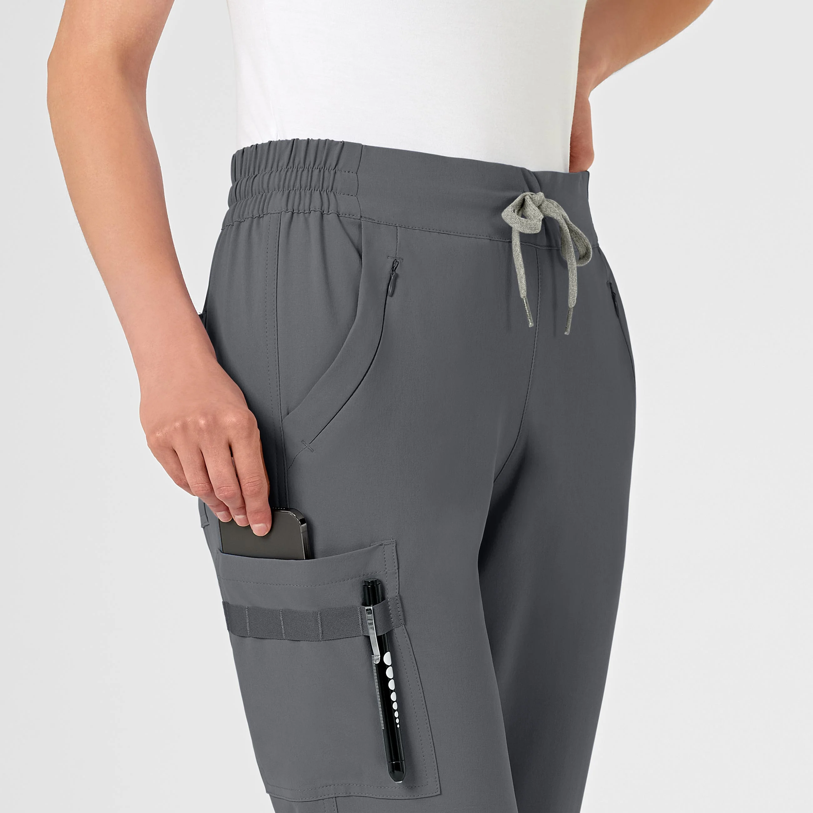 RENEW Women's Jogger Scrub Pant - Pewter - Image 6