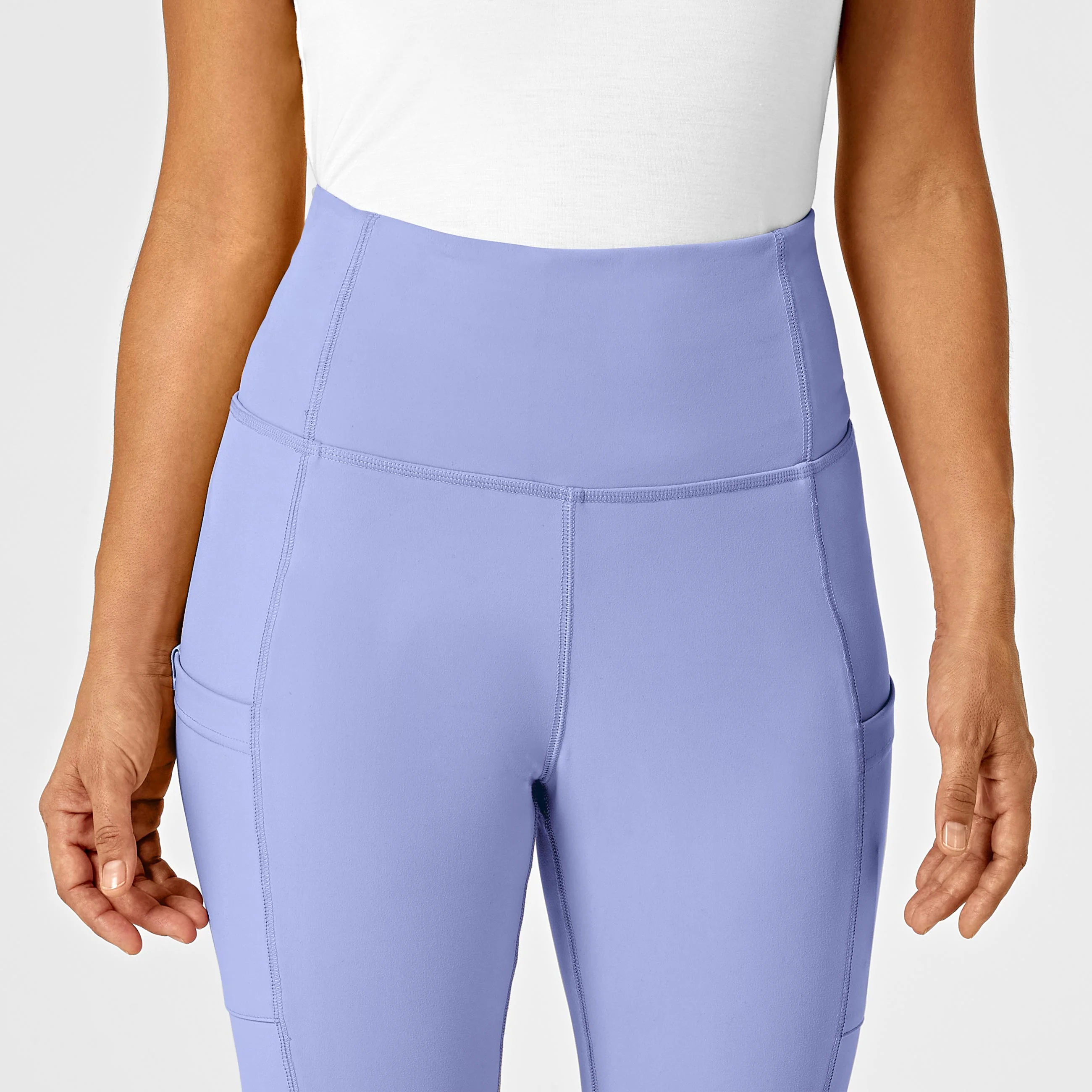 RENEW Women's Straight Leg Yoga Pant - Ceil Blue - Image 5