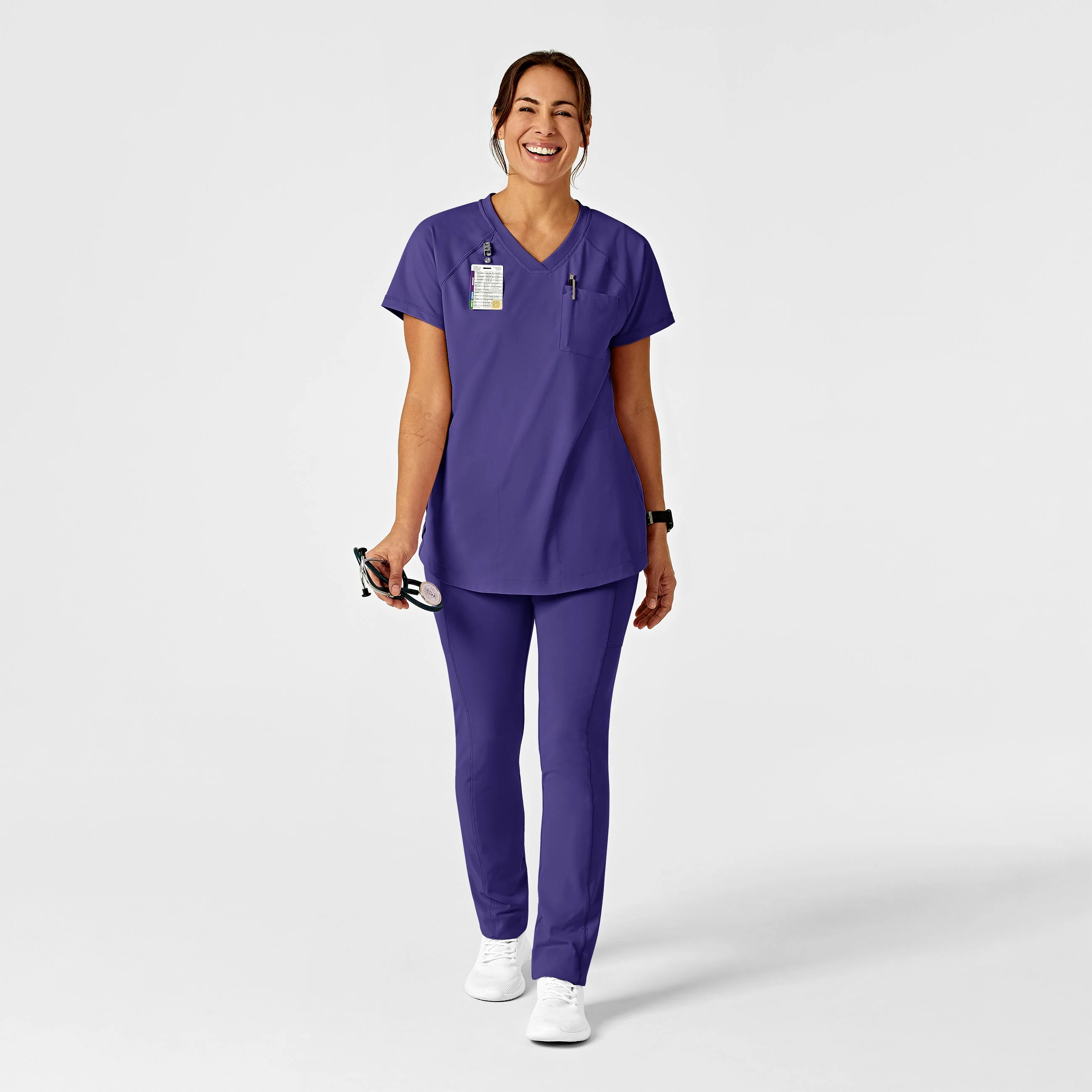 RENEW Women's Straight Leg Yoga Pant - Grape - Image 3