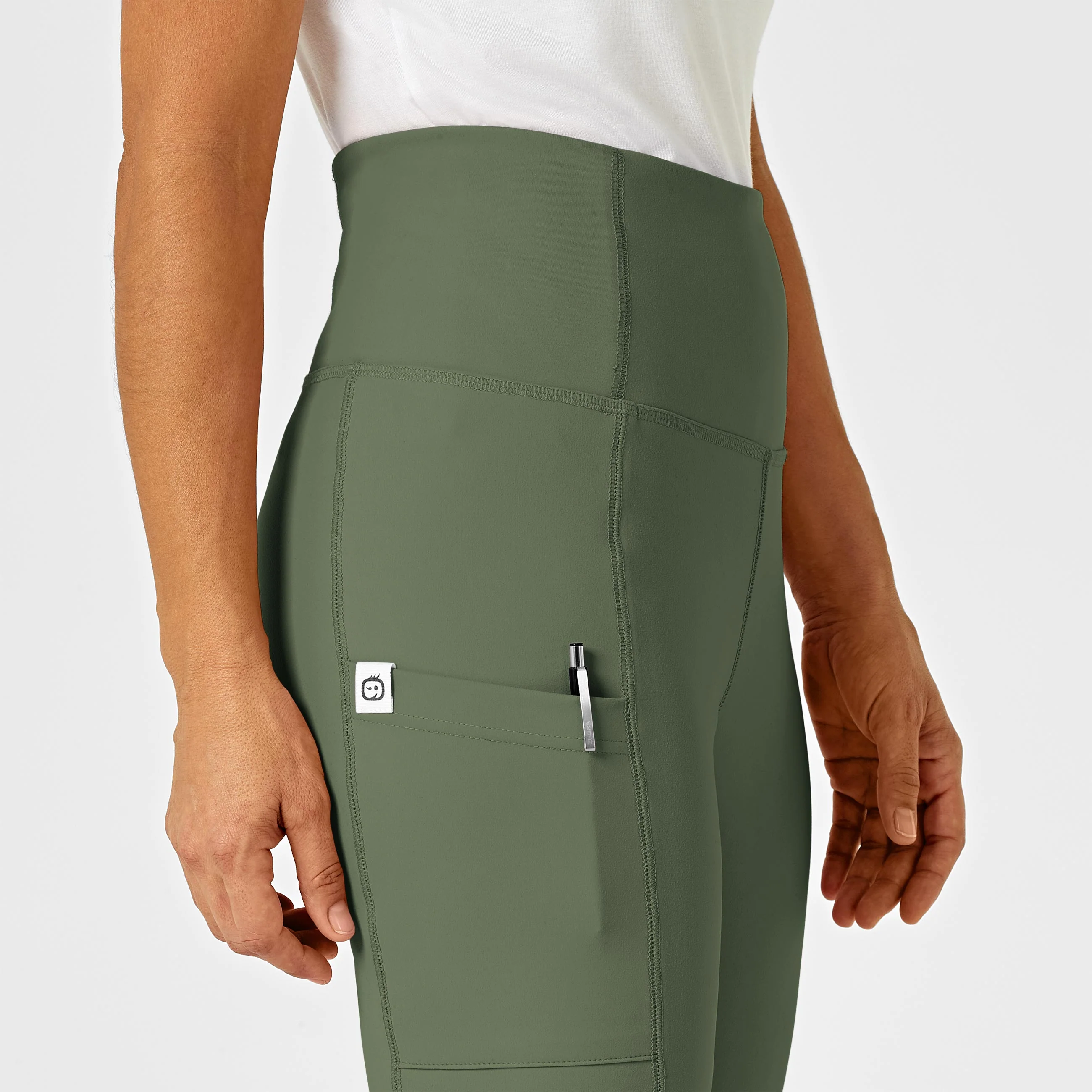 RENEW Women's Straight Leg Yoga Pant - Olive - Image 7