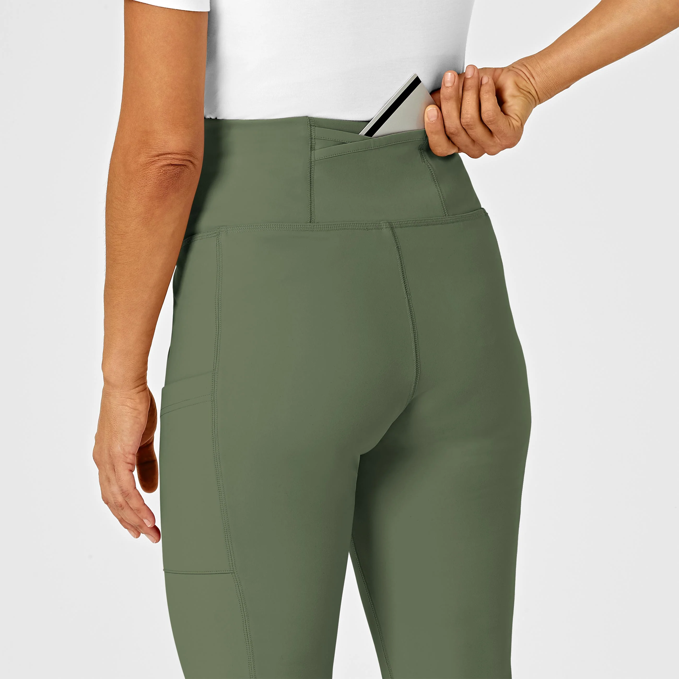 RENEW Women's Straight Leg Yoga Pant - Olive - Image 9