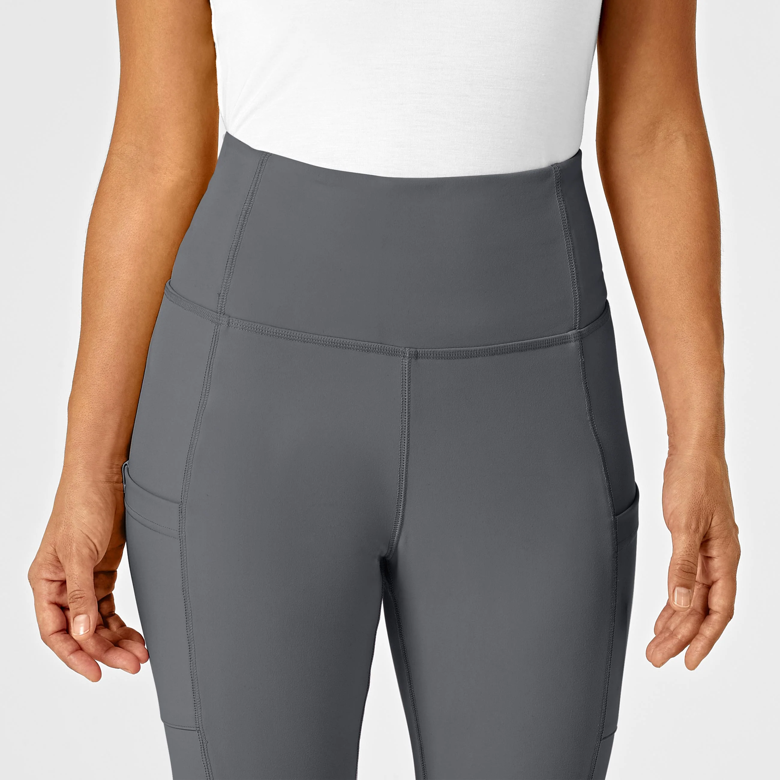 RENEW Women's Straight Leg Yoga Pant - Pewter - Image 5