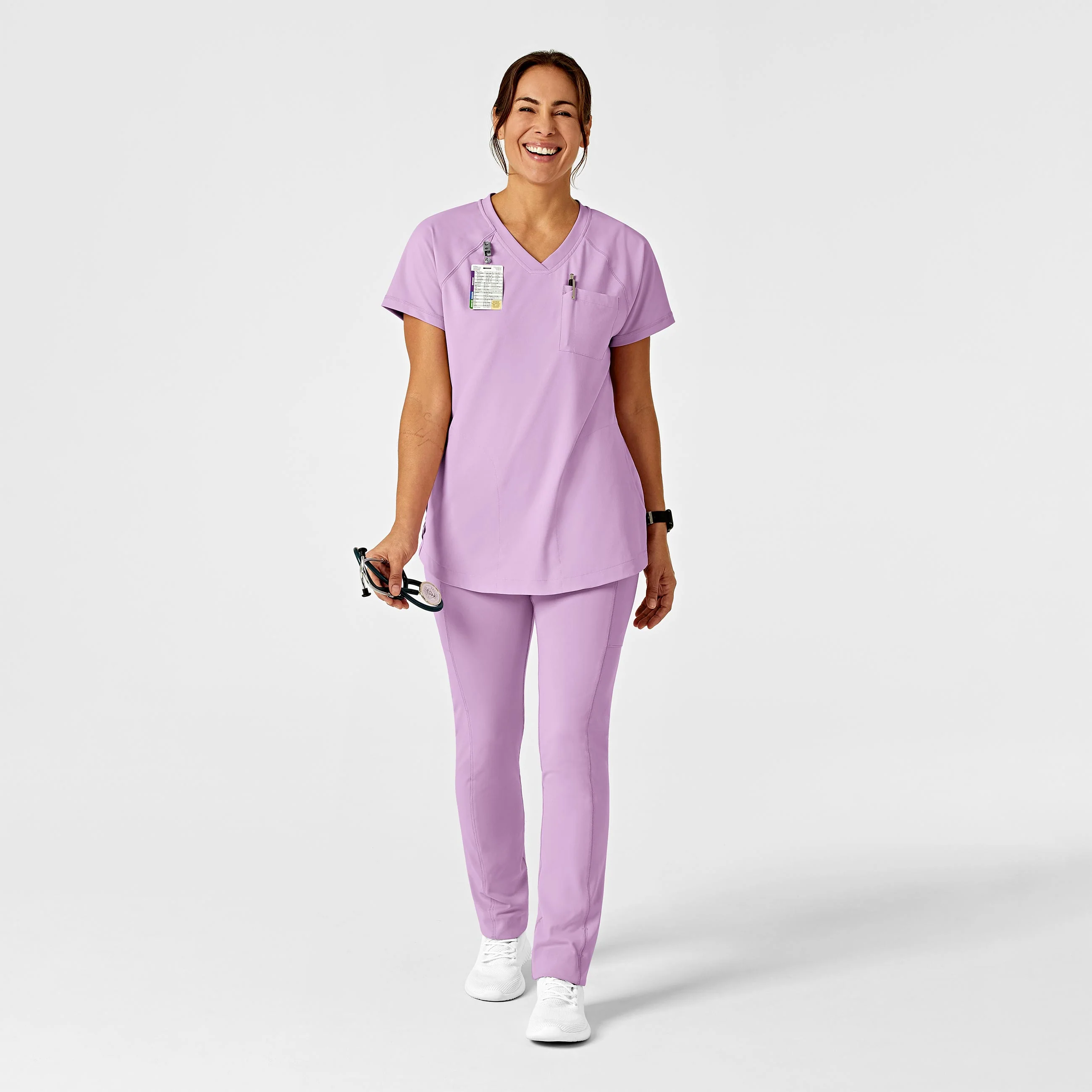 RENEW Women's Straight Leg Yoga Pant - Violet Tulle - Image 3