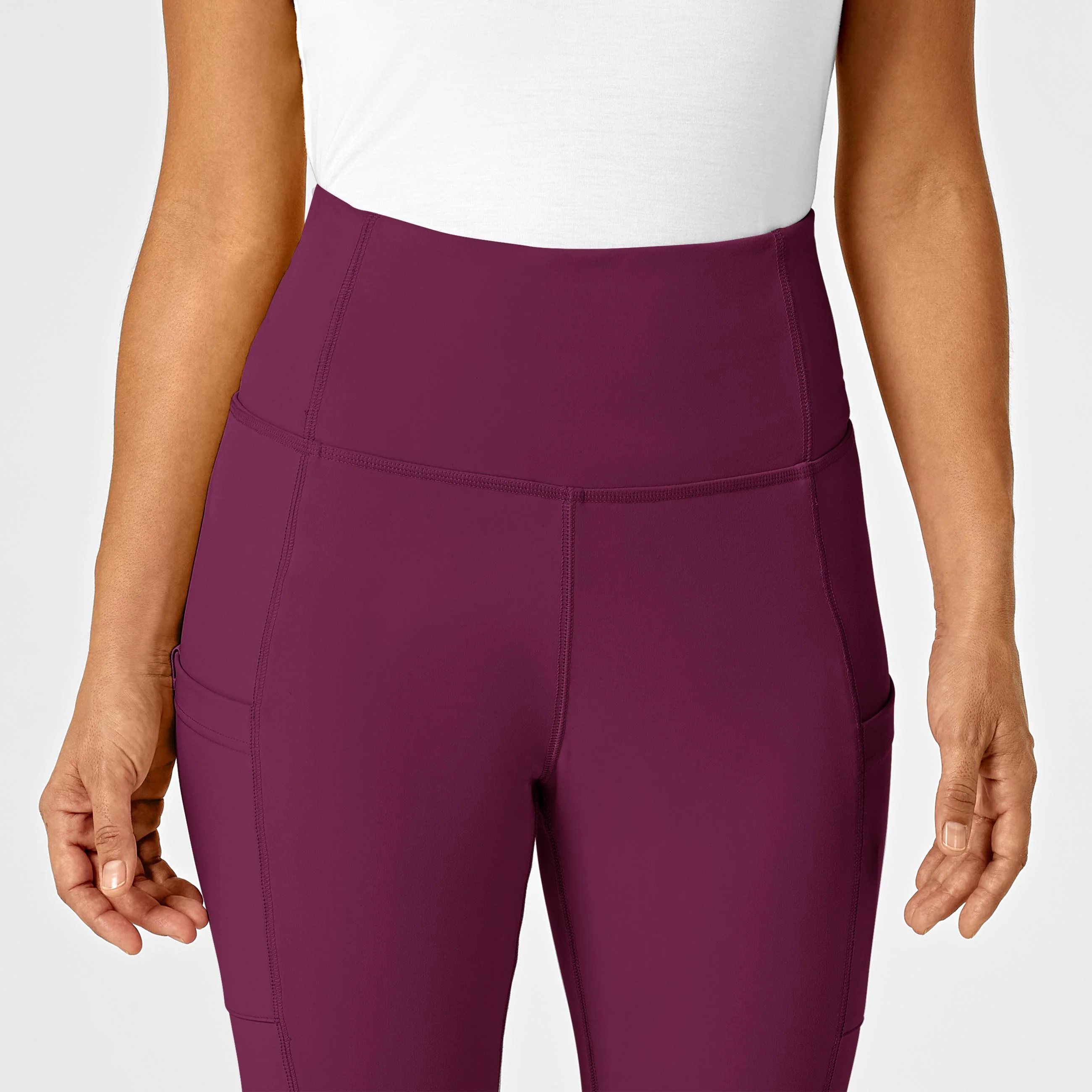 RENEW Women's Straight Leg Yoga Pant - Wine - Image 5