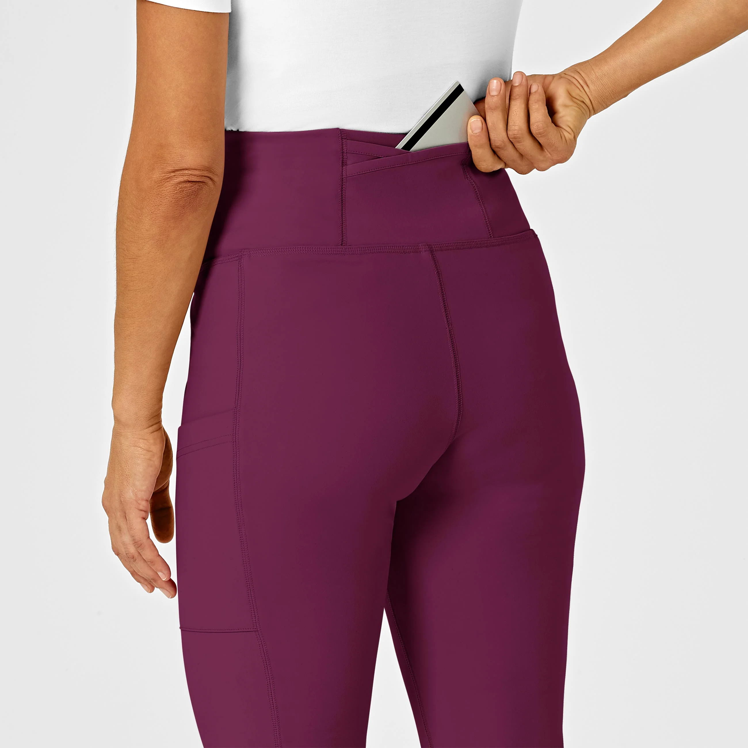 RENEW Women's Straight Leg Yoga Pant - Wine - Image 9