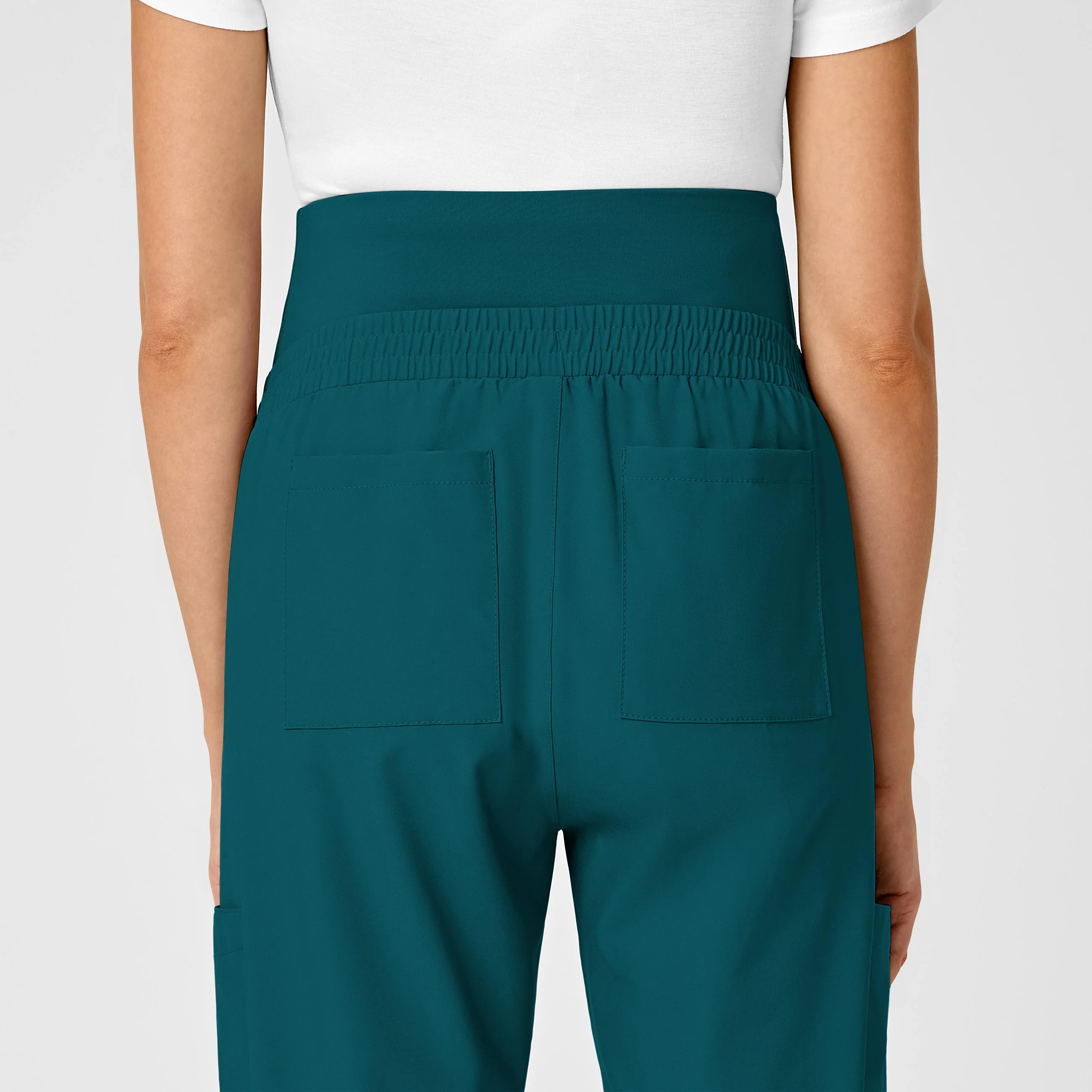 W123 Maternity Jogger Scrub Pant - Caribbean - Image 8
