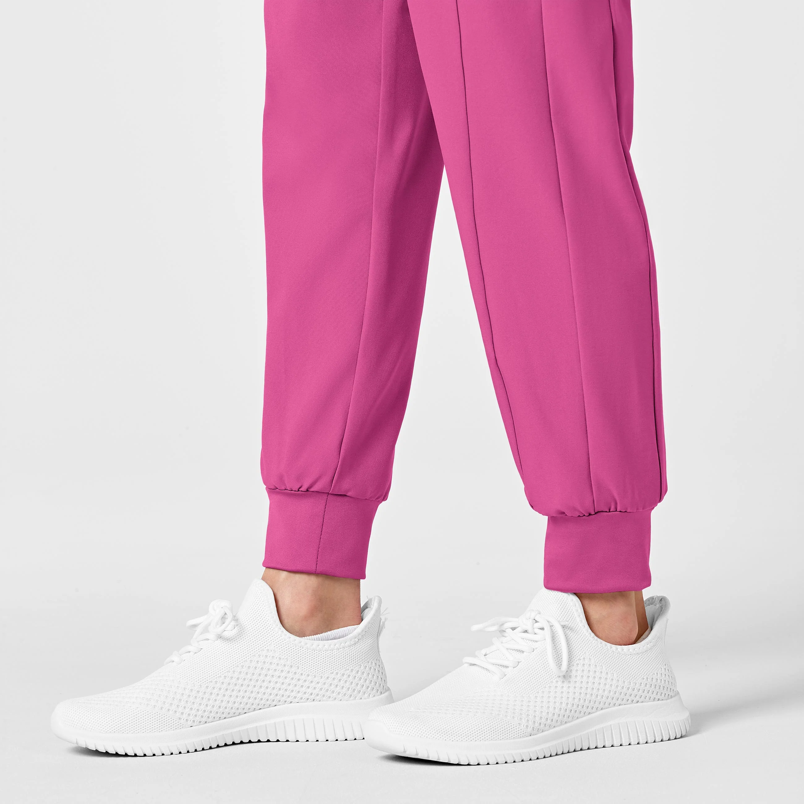 W123 Maternity Jogger Scrub Pant - Hot Pink - Image 7