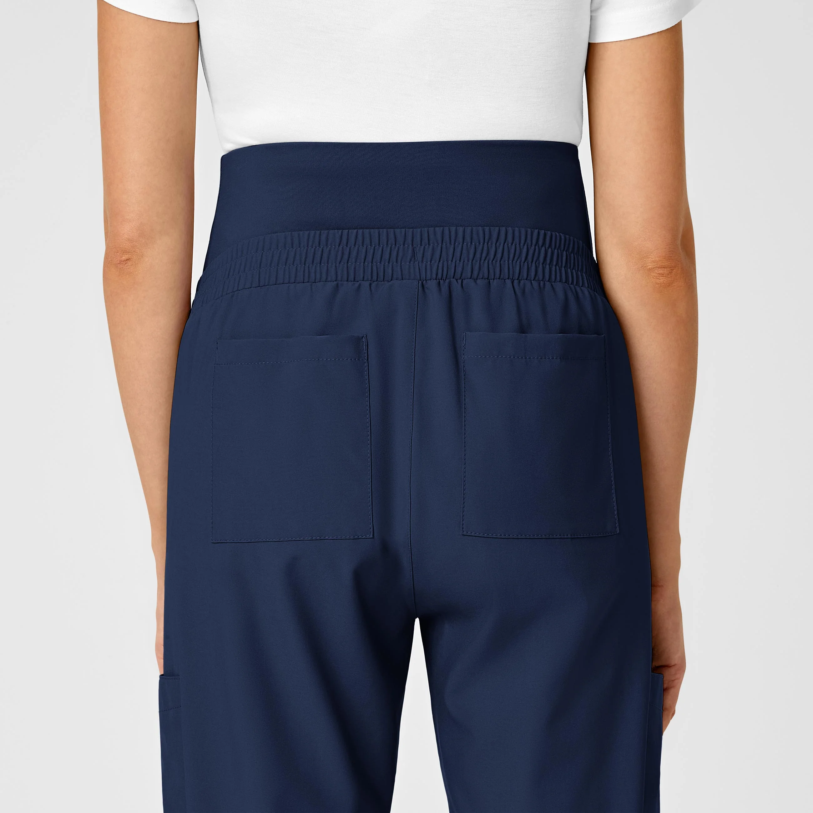 W123 Maternity Jogger Scrub Pant - Navy - Image 8