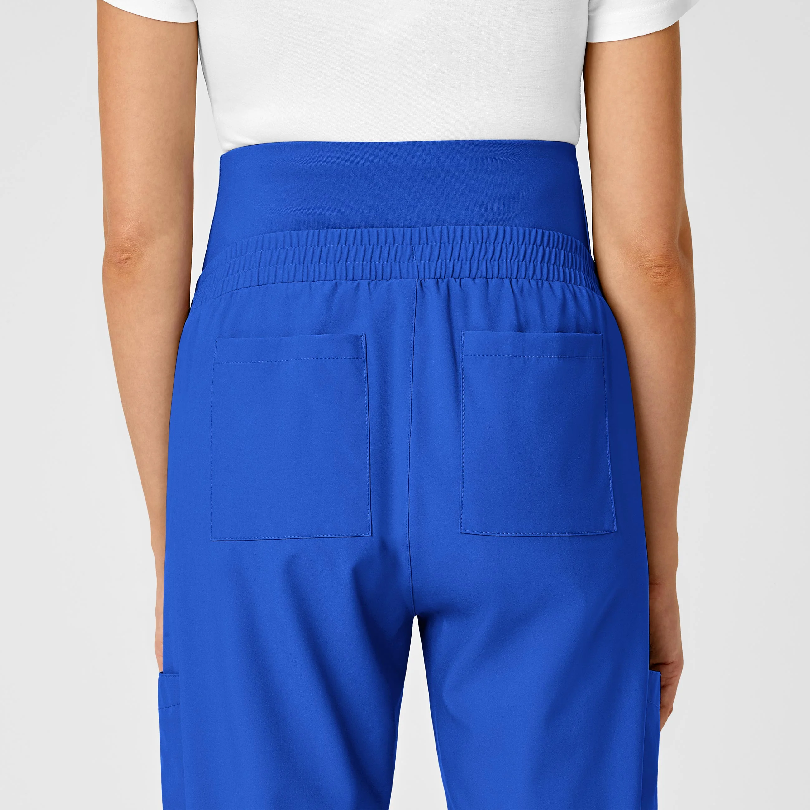 W123 Maternity Jogger Scrub Pant - Royal - Image 8