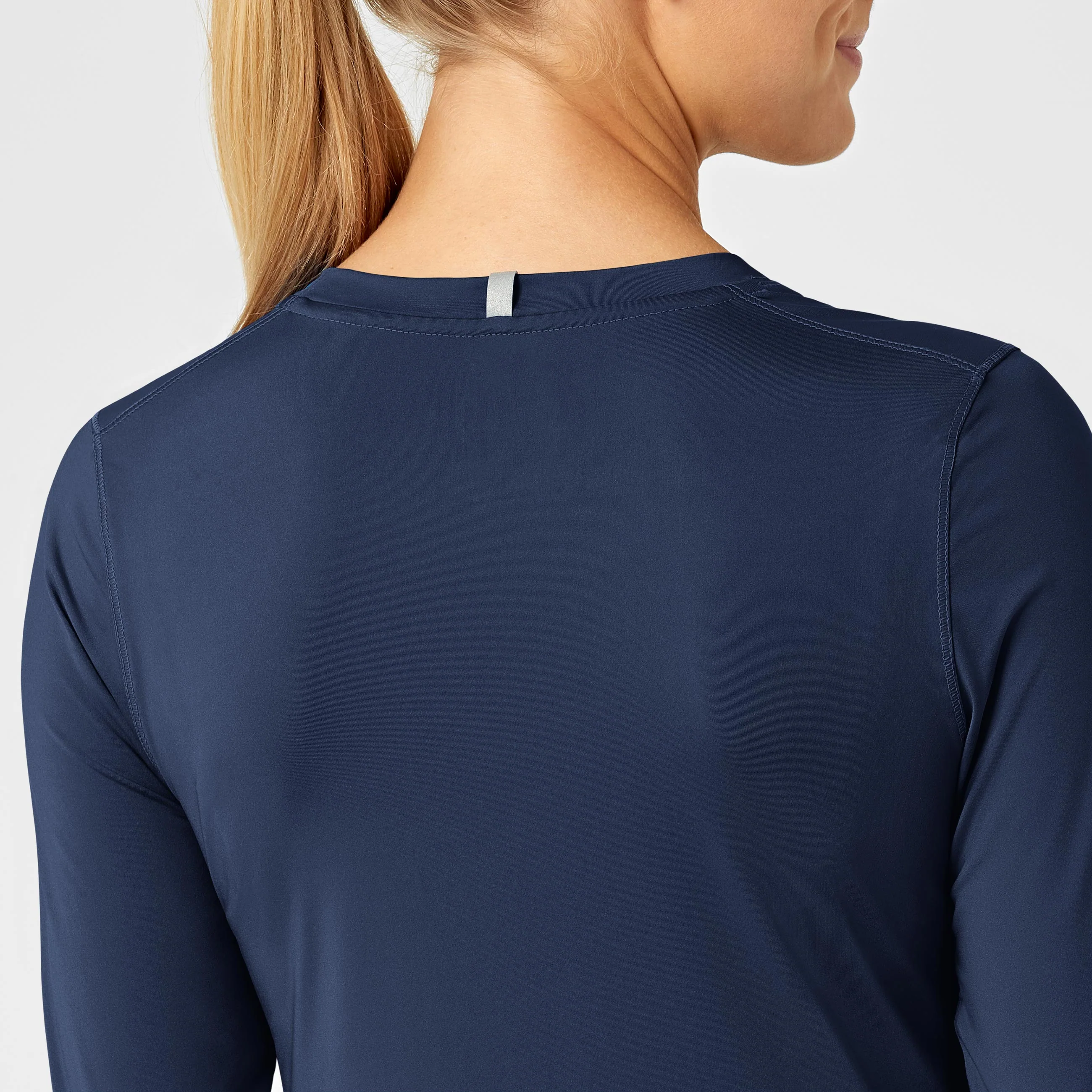 Women's Performance Long Sleeve Tee - Navy - Image 7