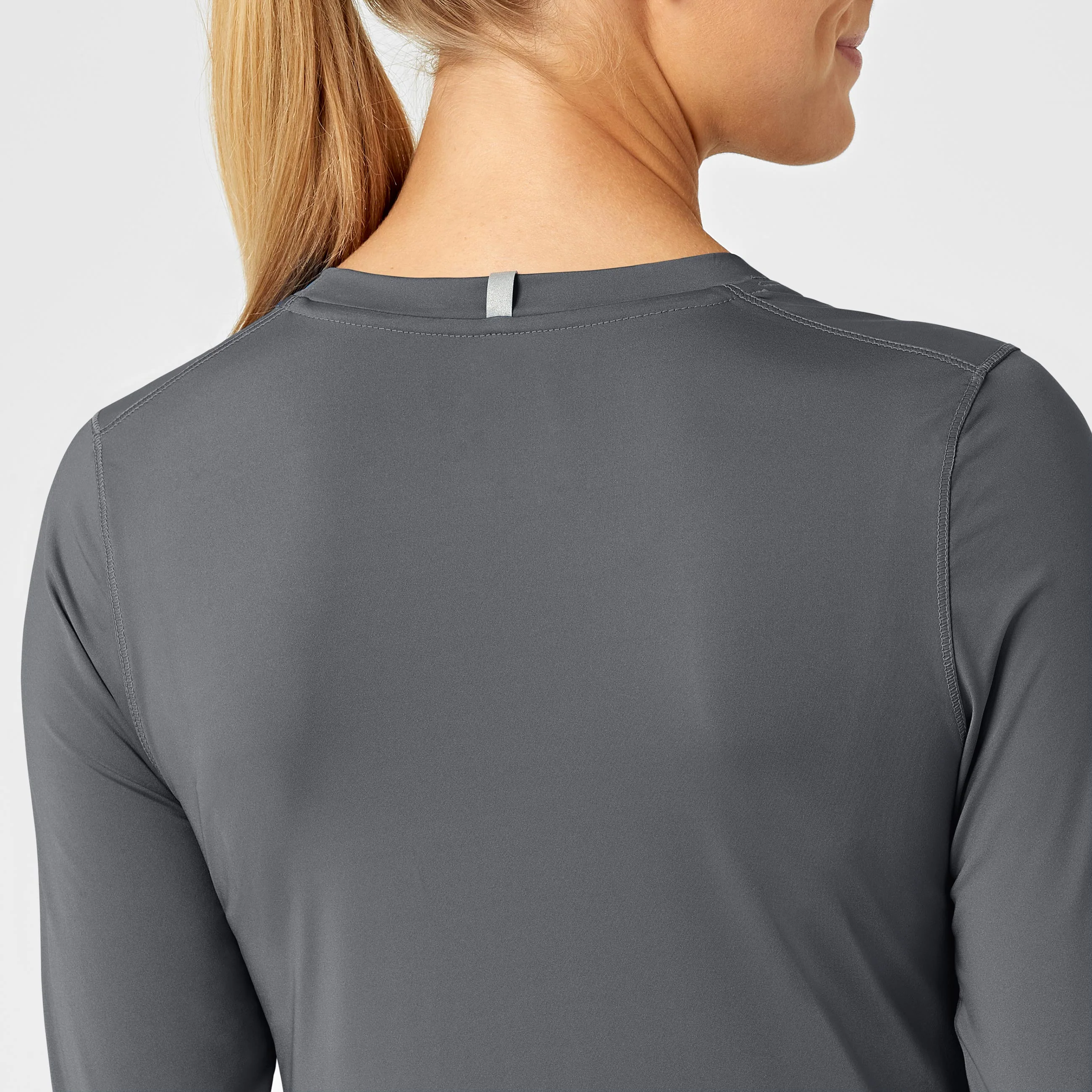 Women's Performance Long Sleeve Tee - Pewter - Image 7