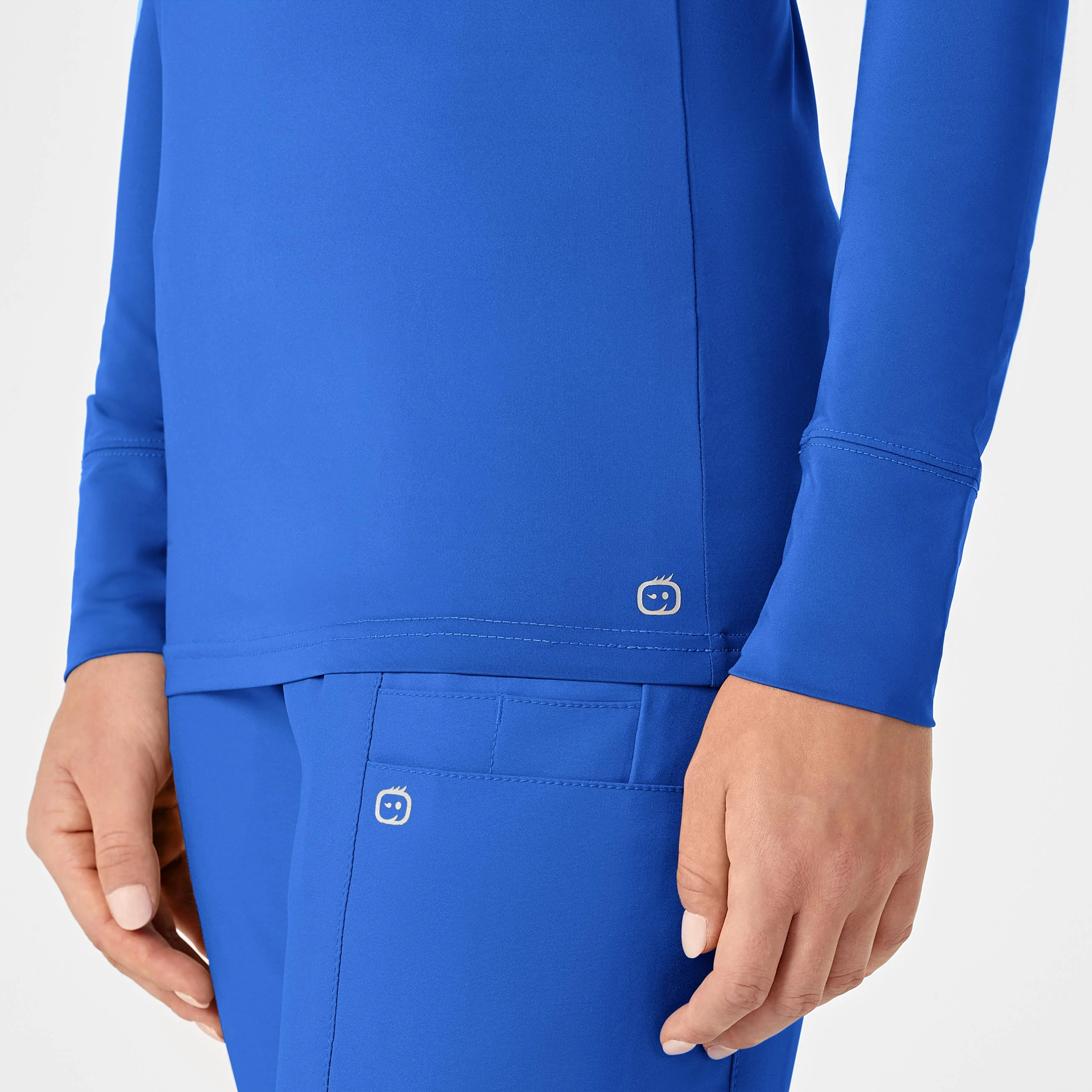 Women's Performance Long Sleeve Tee - Royal - Image 6